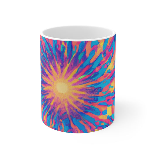 Java Jill's - Psychedelic Coffee Cup Mug 11 Ounce