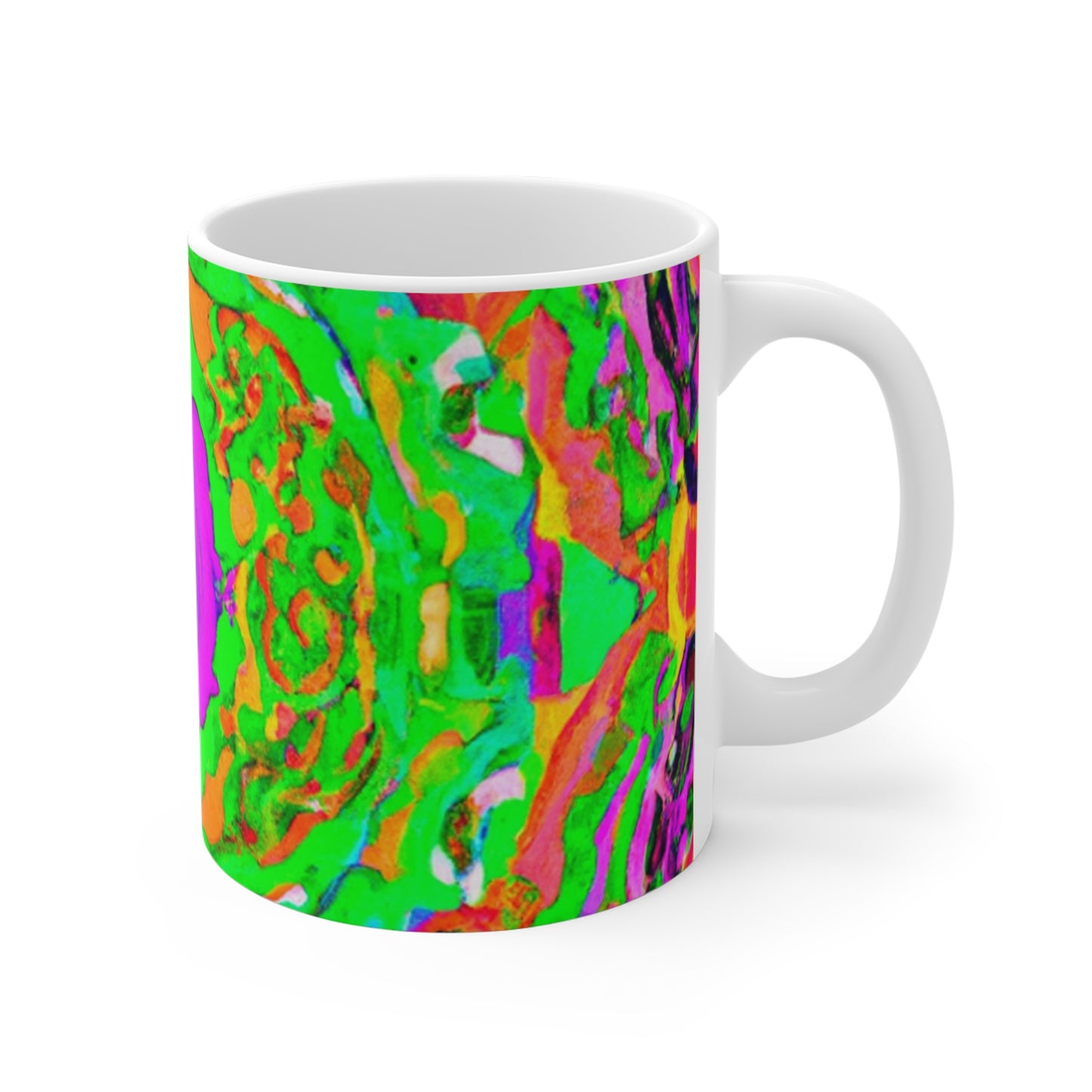 Carmine's Original Brews - Psychedelic Coffee Cup Mug 11 Ounce