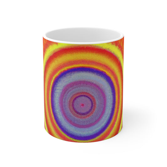 Cuppa-Jo's Coffee Factory - Psychedelic Coffee Cup Mug 11 Ounce