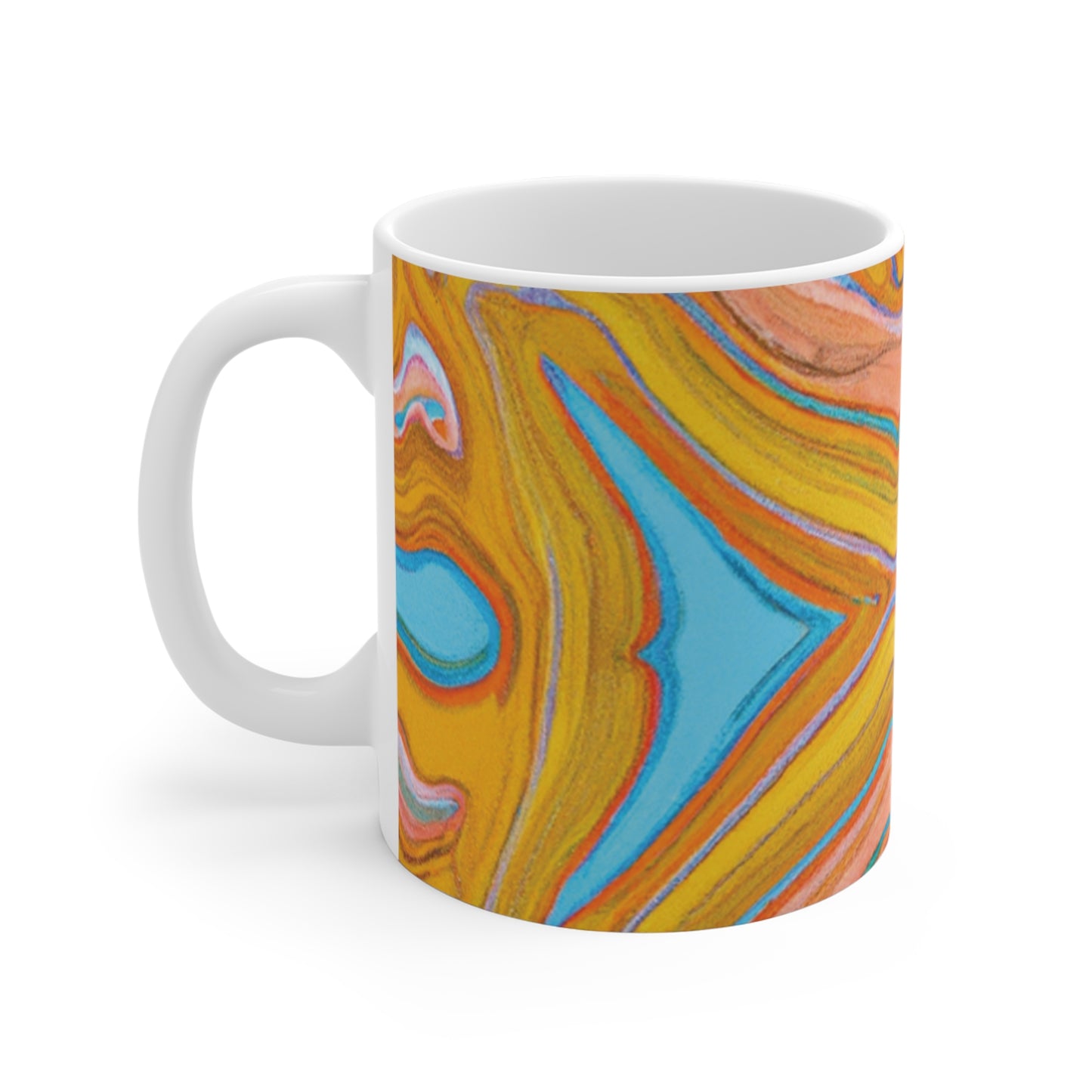 The Delecta Coffee Company - Psychedelic Coffee Cup Mug 11 Ounce