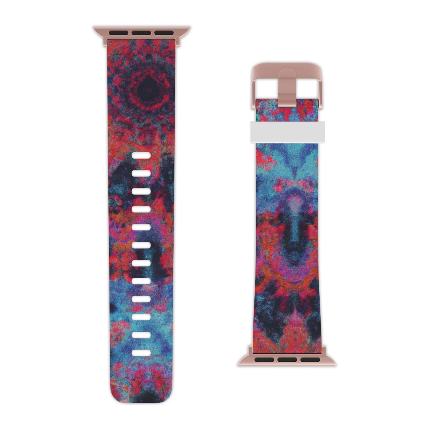 Martinique de LaCour - Trippy Hippy Boho Psychedelic Apple Wrist Watch Band