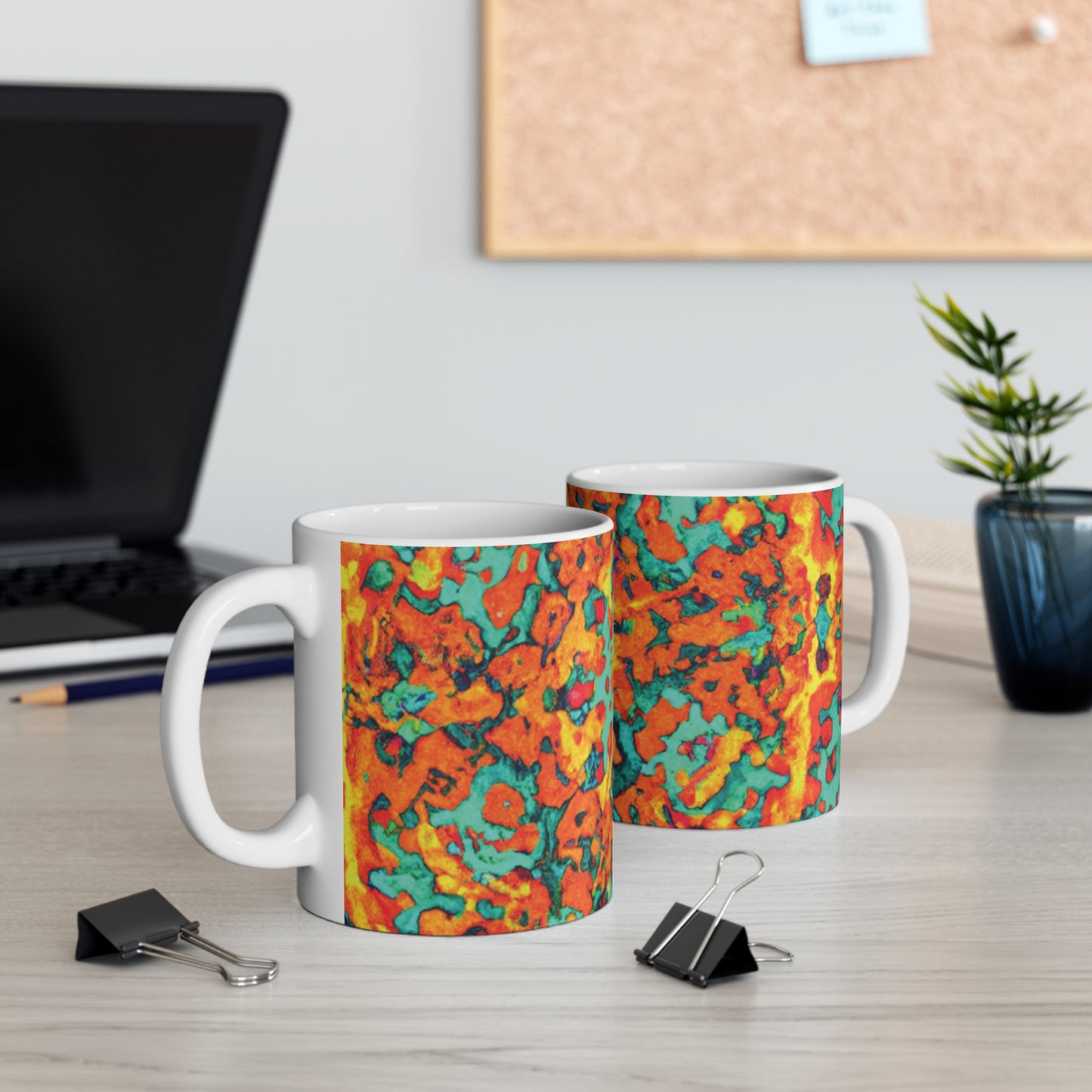 Babs Brews Coffee - Psychedelic Coffee Cup Mug 11 Ounce