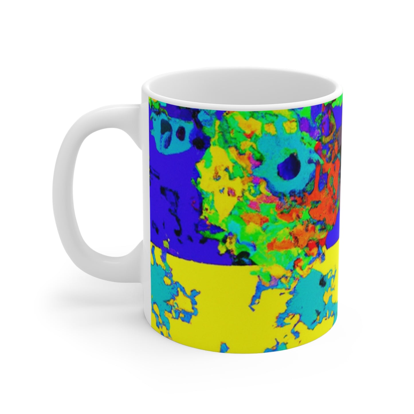 Gus & Roz's Roastery - Psychedelic Coffee Cup Mug 11 Ounce