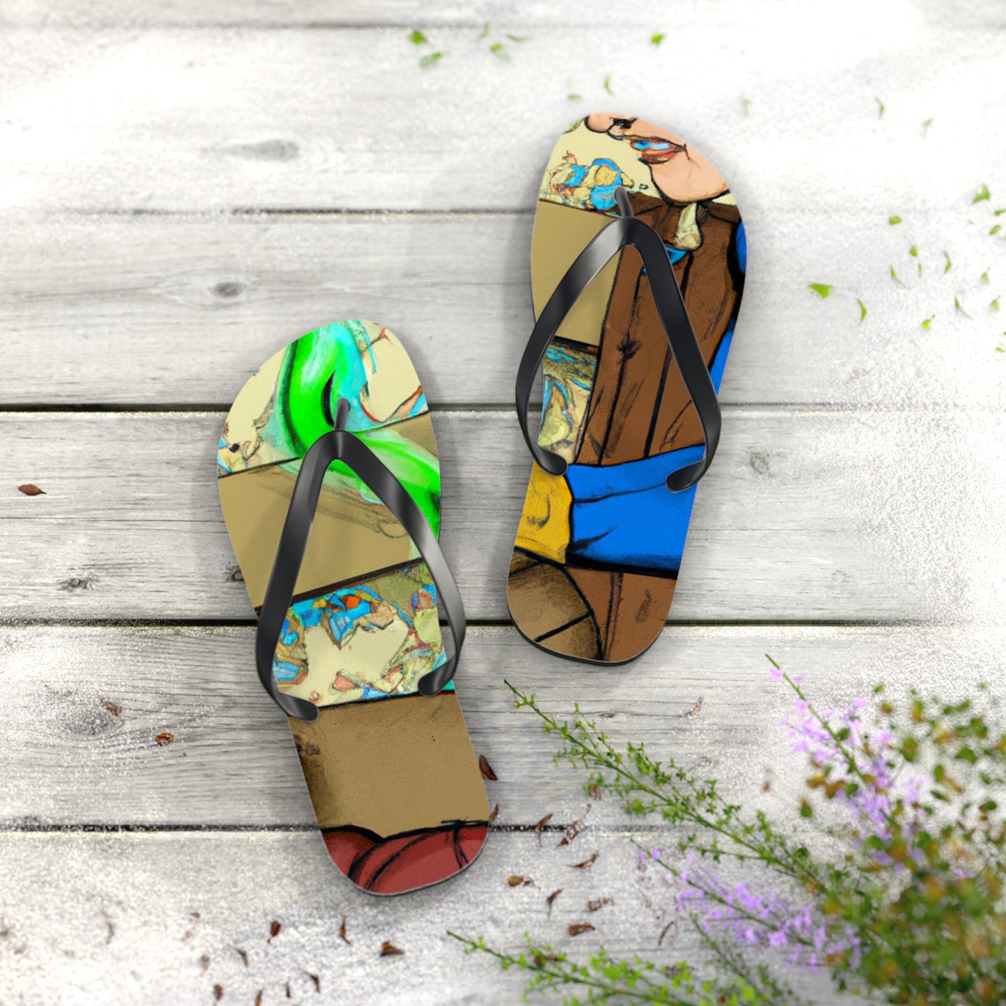 Skylord Supreme - Comics Collector Flip Flop Beach Sandals