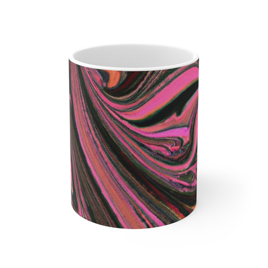 Clifford's Coffee Roasters - Psychedelic Coffee Cup Mug 11 Ounce
