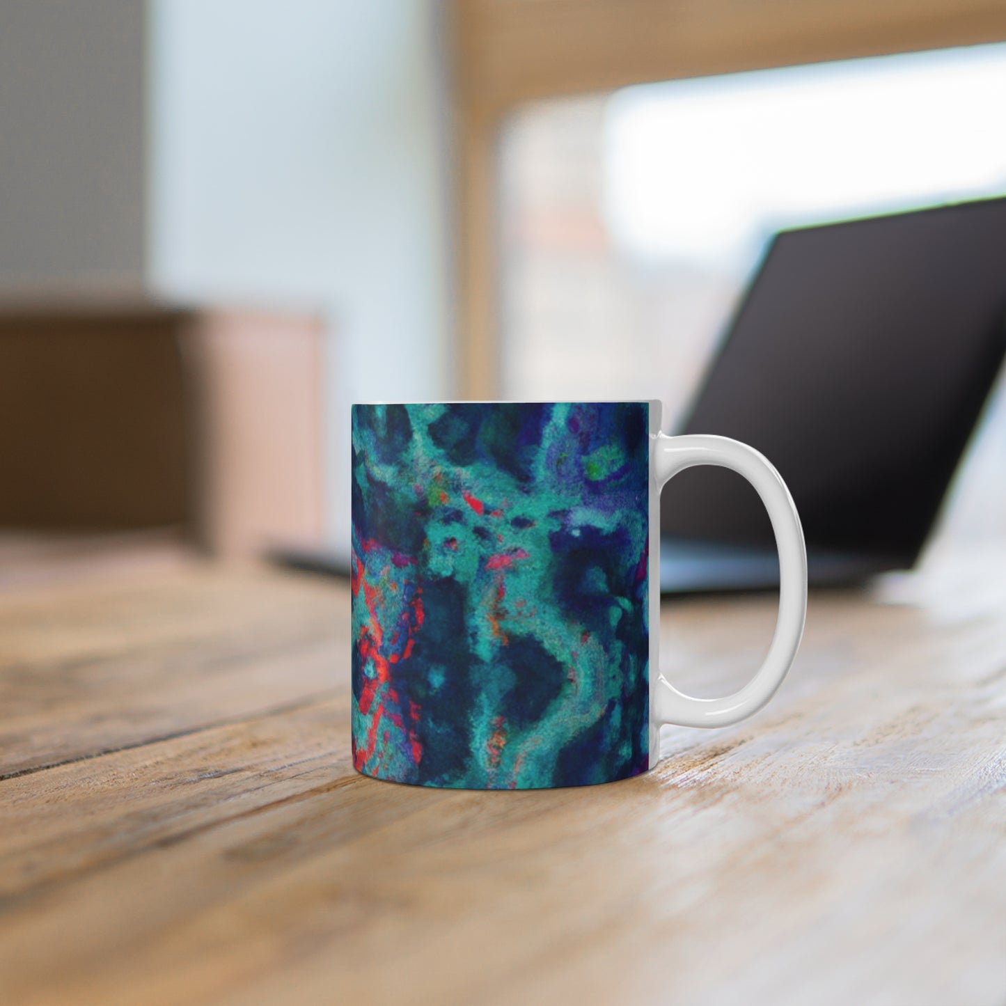 Harper's Roasted Coffee - Psychedelic Coffee Cup Mug 11 Ounce