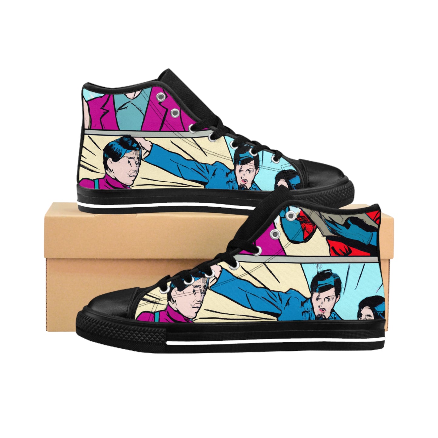 .

Ferdinandus the Footwearr - Comic Book Hi Tops