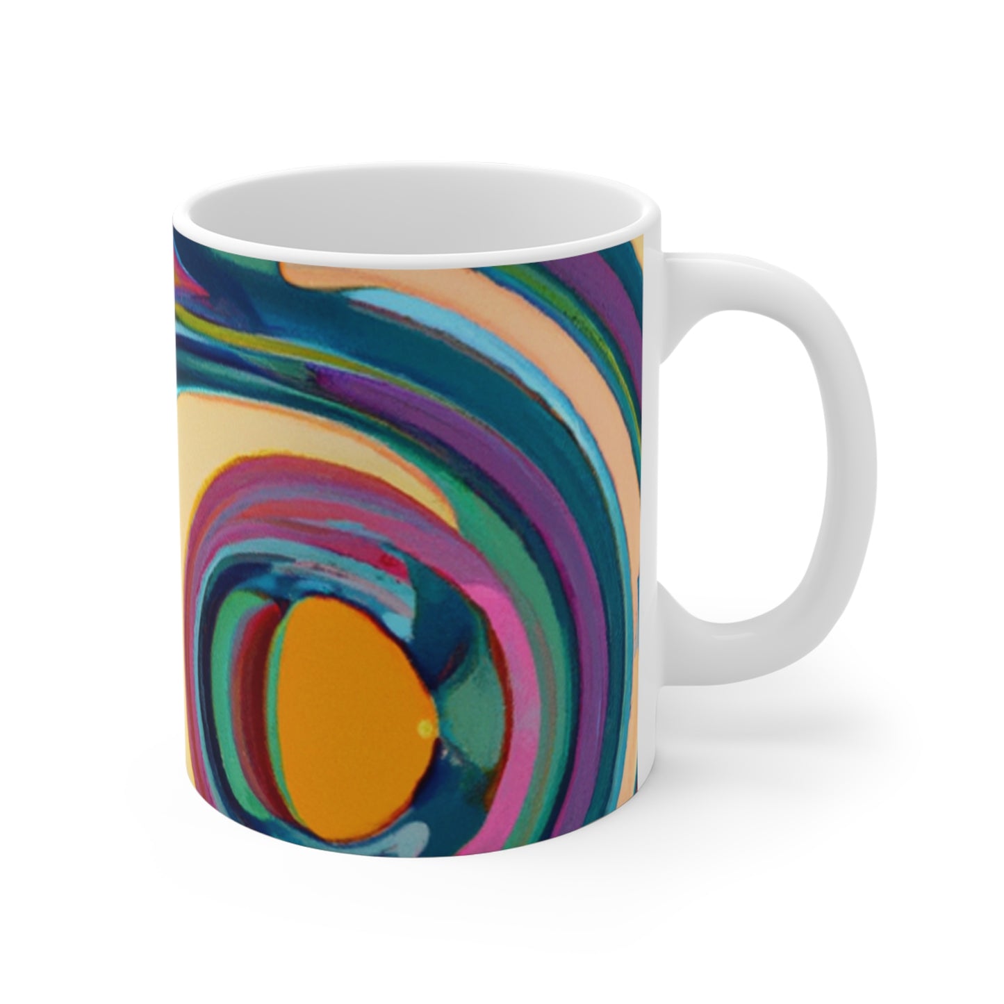 Java Dan's Coffee - Psychedelic Coffee Cup Mug 11 Ounce