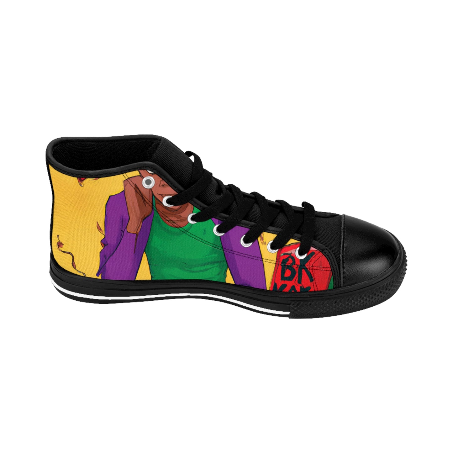 Saffrona de Borrelli - Comic Book Hi Tops