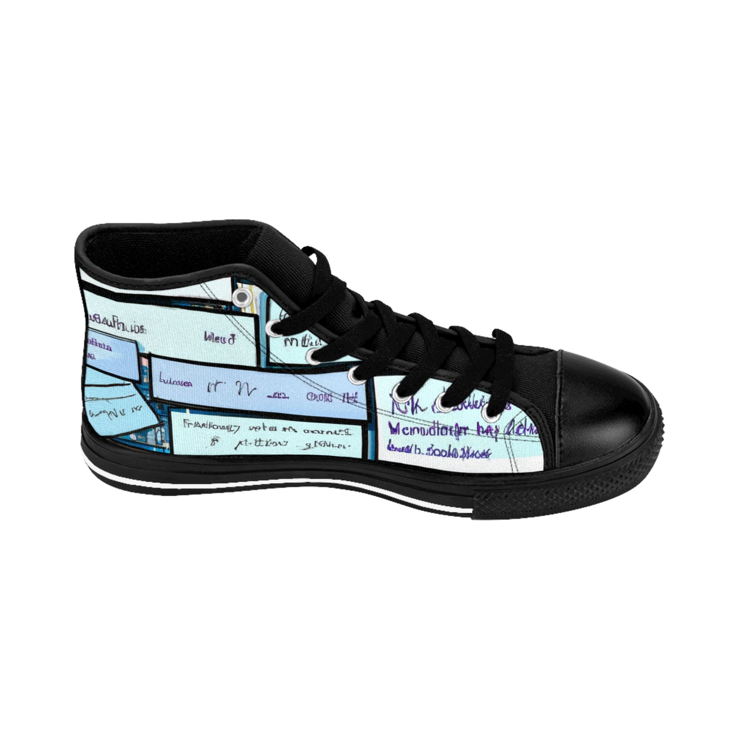 .

Fjorga the Shoemaker - Comic Book Hi Tops