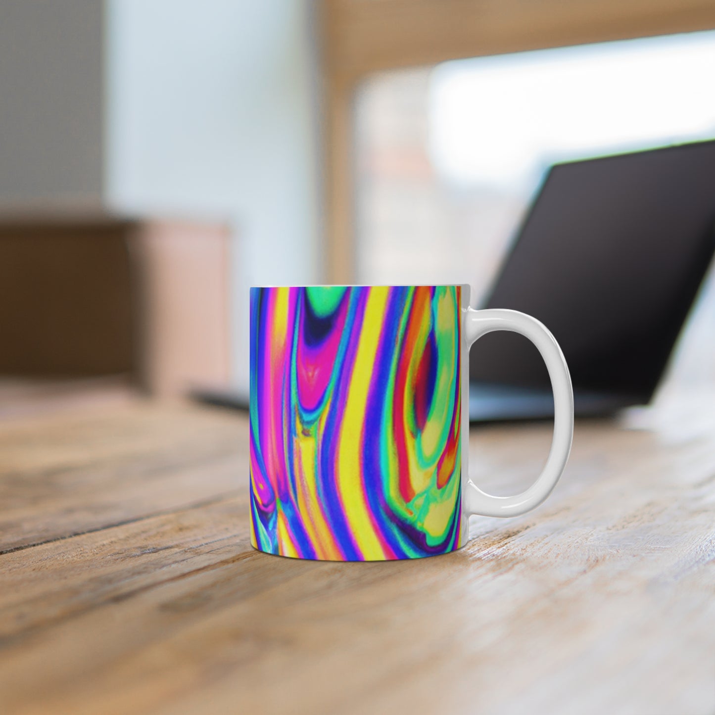 Java-Jotz Coffee Company - Psychedelic Coffee Cup Mug 11 Ounce