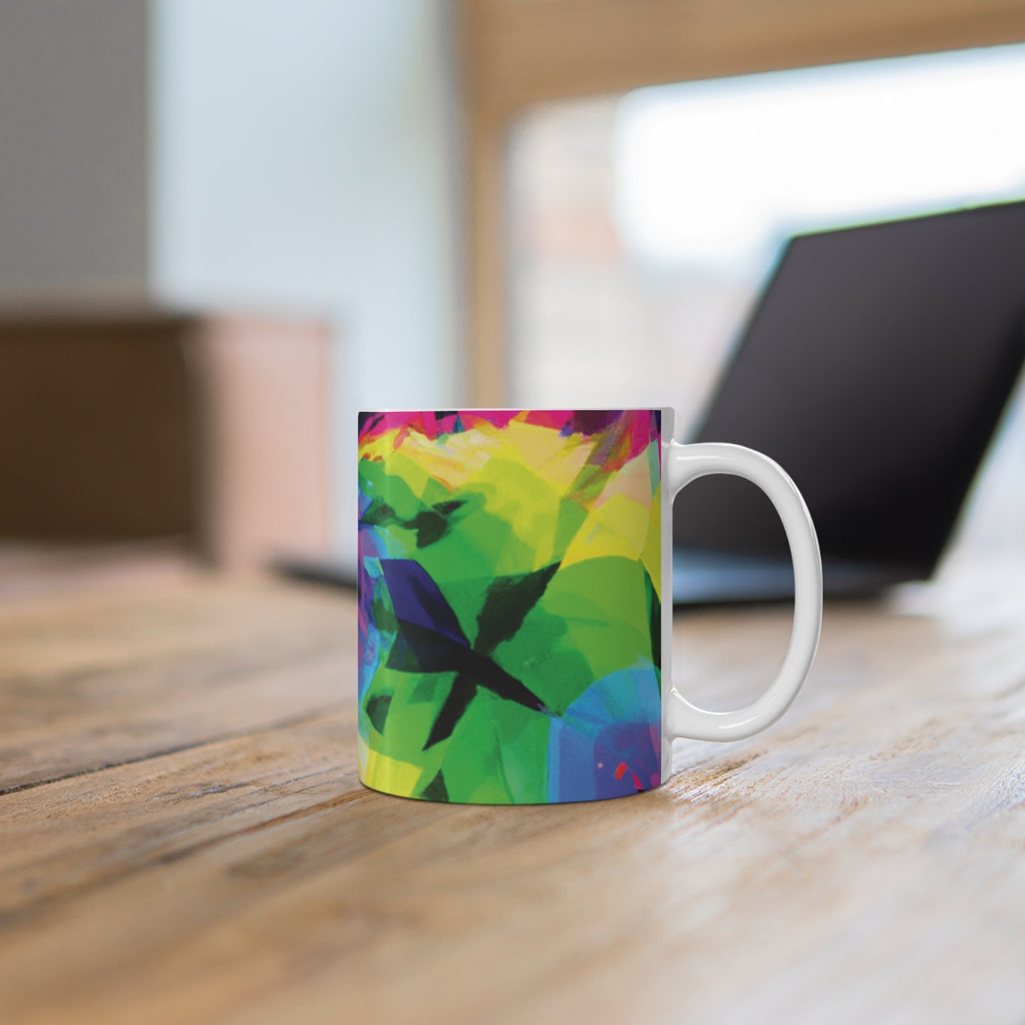 Coffee King Henry - Psychedelic Coffee Cup Mug 11 Ounce