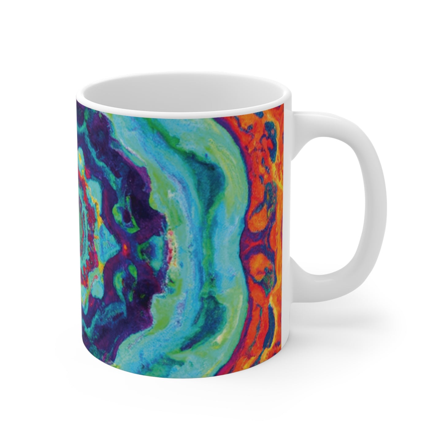 Ava's Finest Coffees - Psychedelic Coffee Cup Mug 11 Ounce