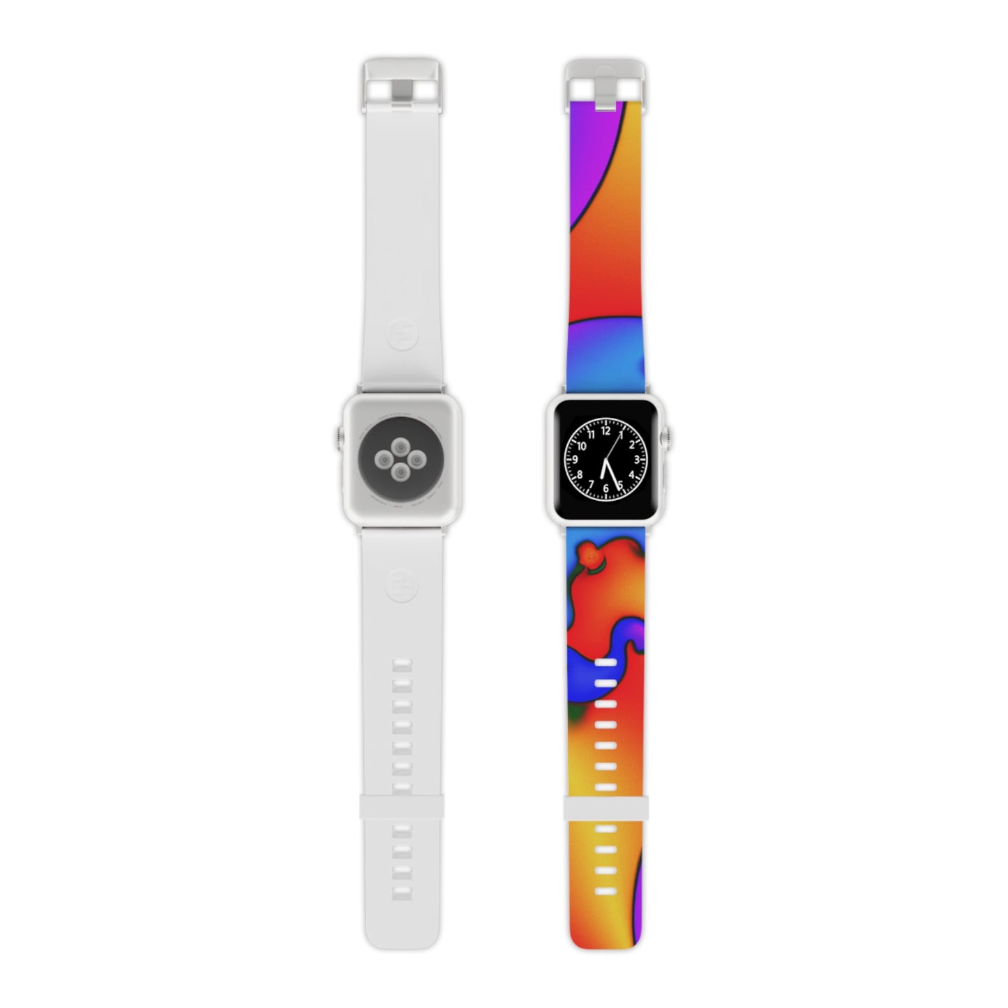 Morrisina Clark - Trippy Hippy Boho Psychedelic Apple Wrist Watch Band