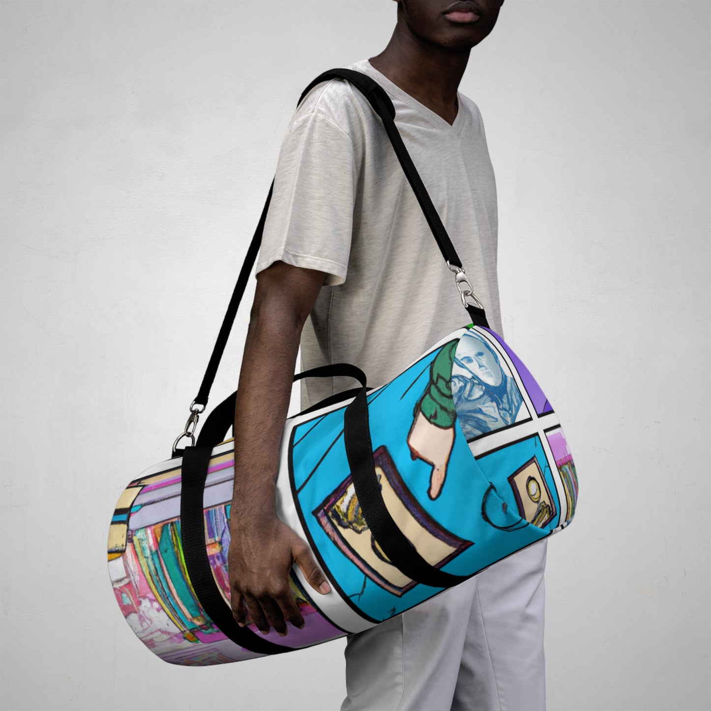 Isabelle Marquez-Hauser - Comic Book Duffel Bag