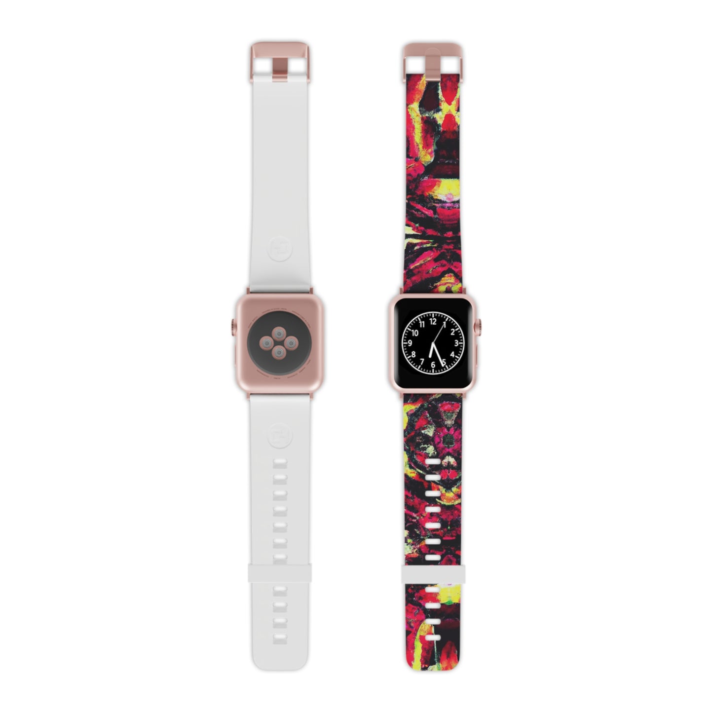 Clara Whitefield - Trippy Hippy Boho Psychedelic Apple Wrist Watch Band