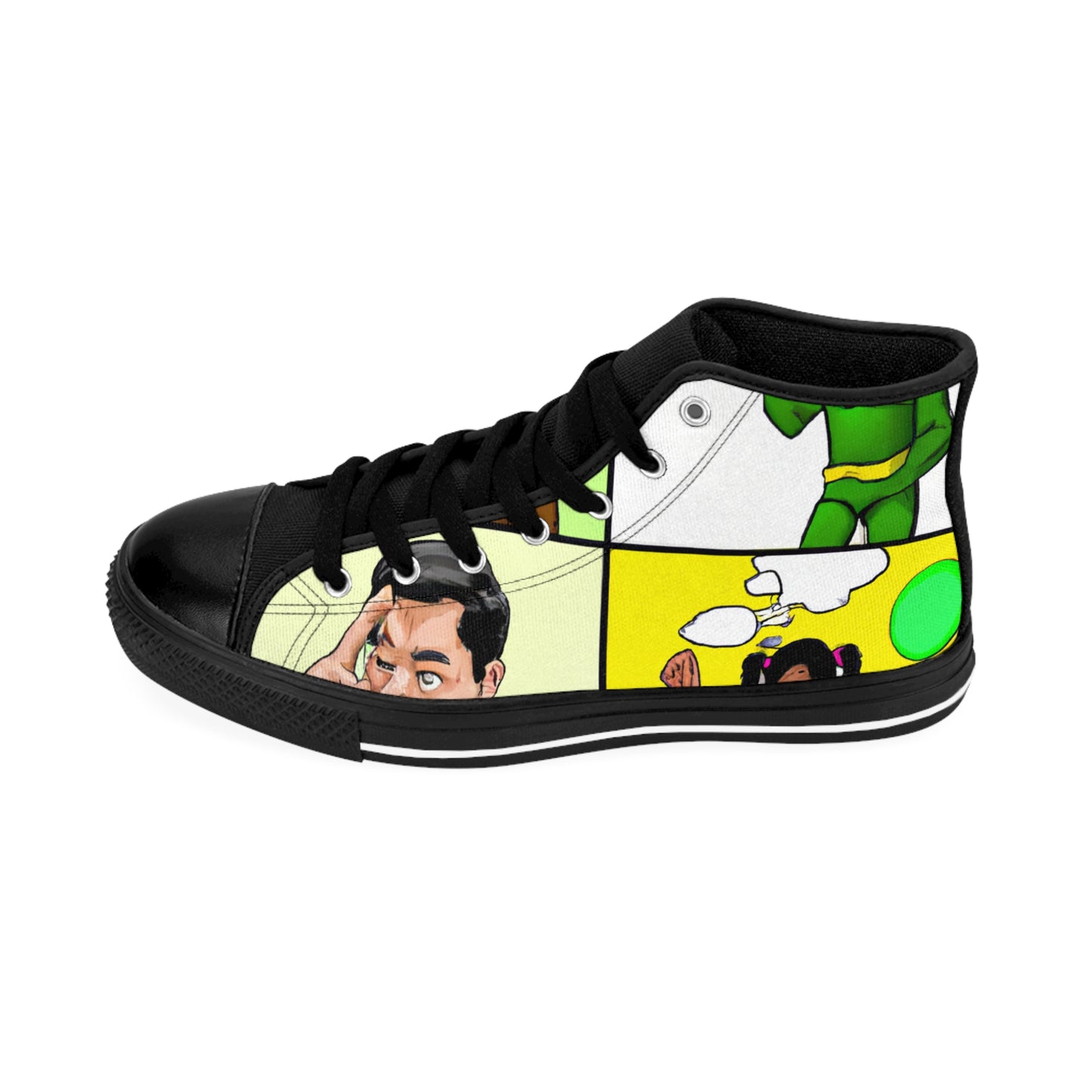 .

Rofeyya de Luca - Comic Book Hi Tops