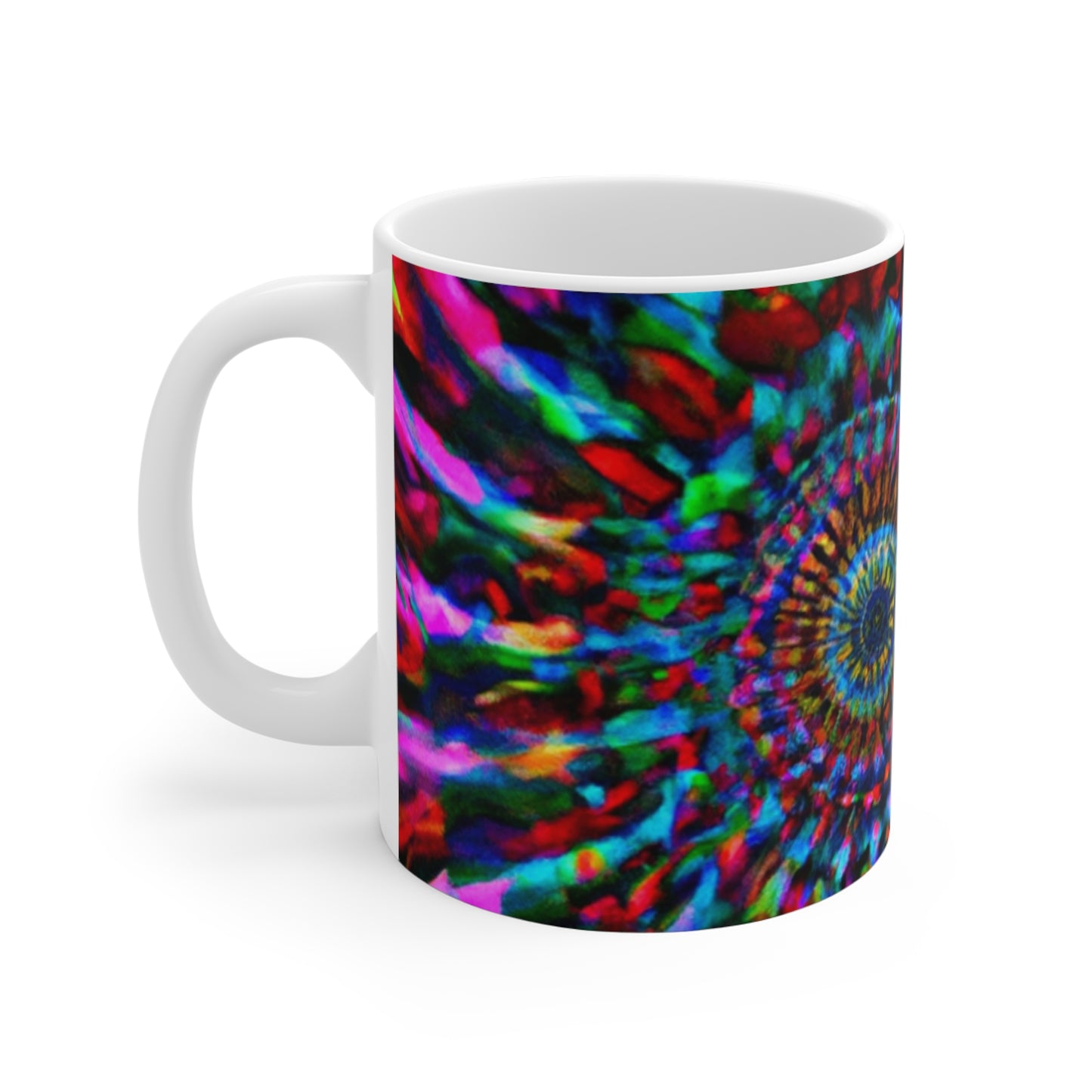 Joe Java's Coffee Company - Psychedelic Coffee Cup Mug 11 Ounce