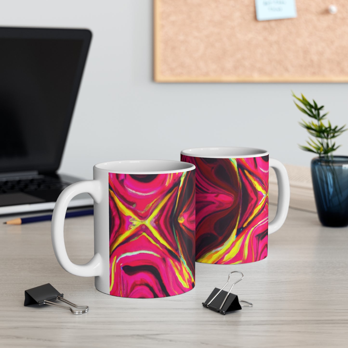 Randy's Rich Roast - Psychedelic Coffee Cup Mug 11 Ounce