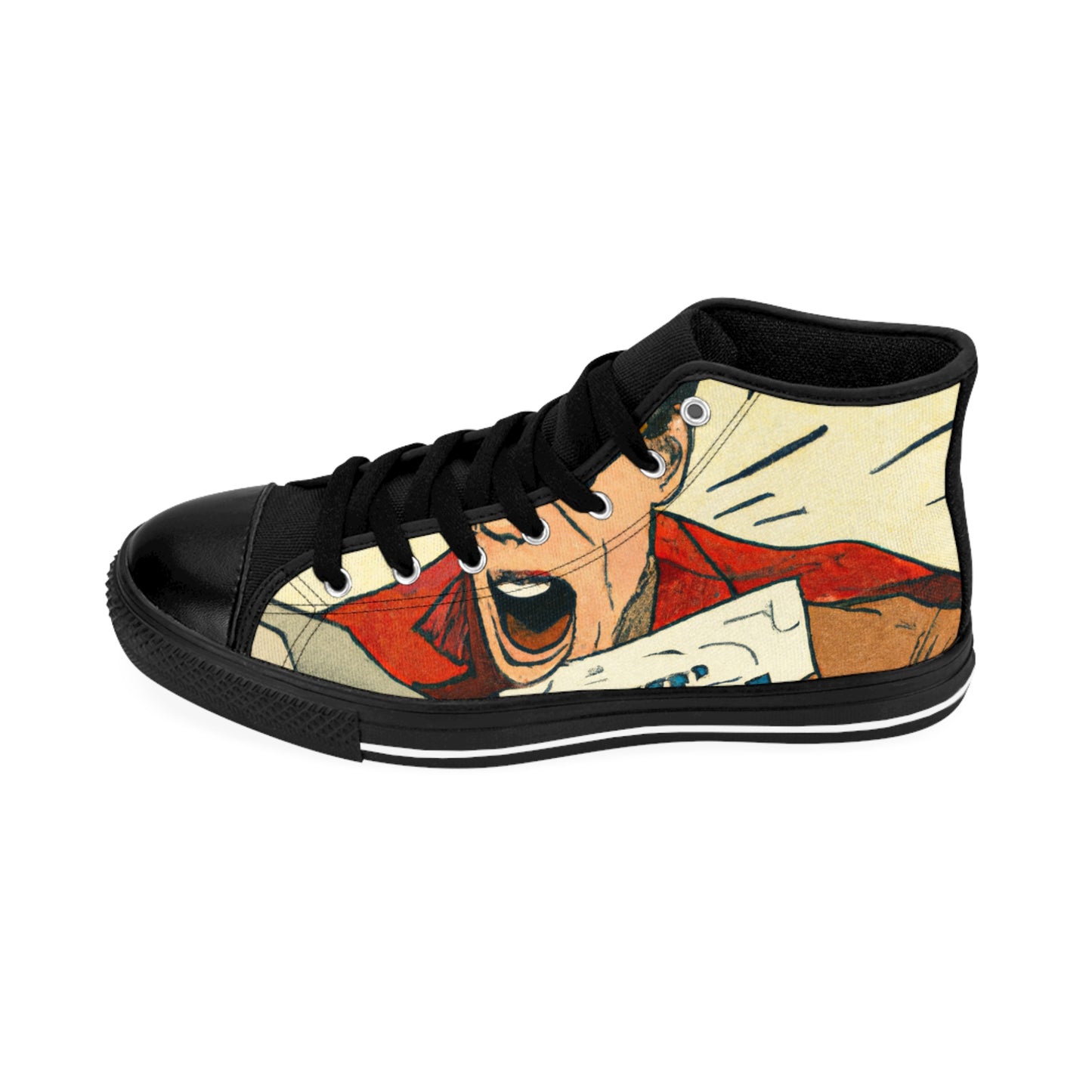 Sir Sydney Shadsworth - Comic Book Hi Tops