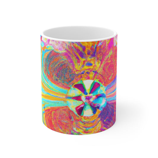 Arlo's Roast and Blend - Psychedelic Coffee Cup Mug 11 Ounce