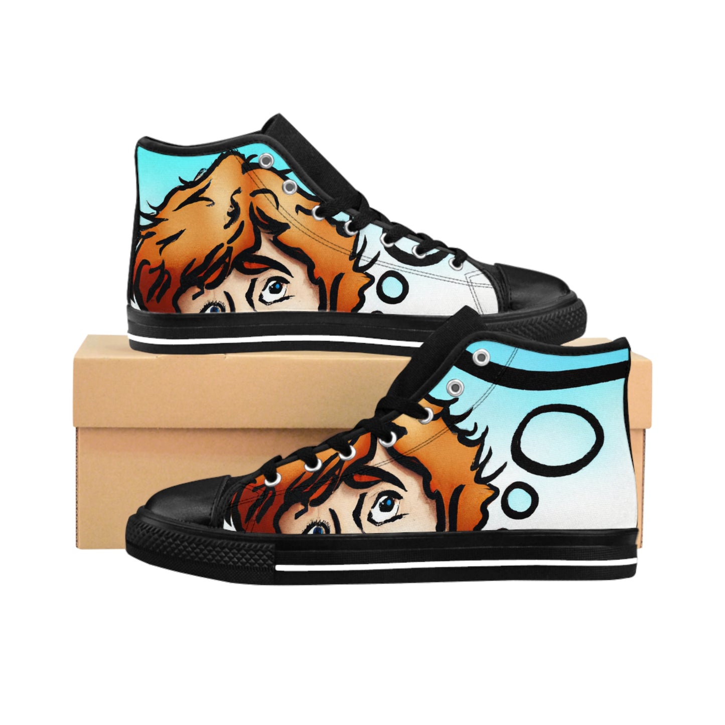 .

Celestine deGorla. - Comic Book Hi Tops