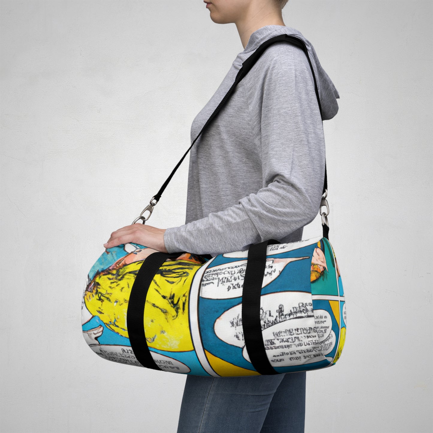 Hansworth and Morris Luxury Bags - Comic Book Duffel Bag