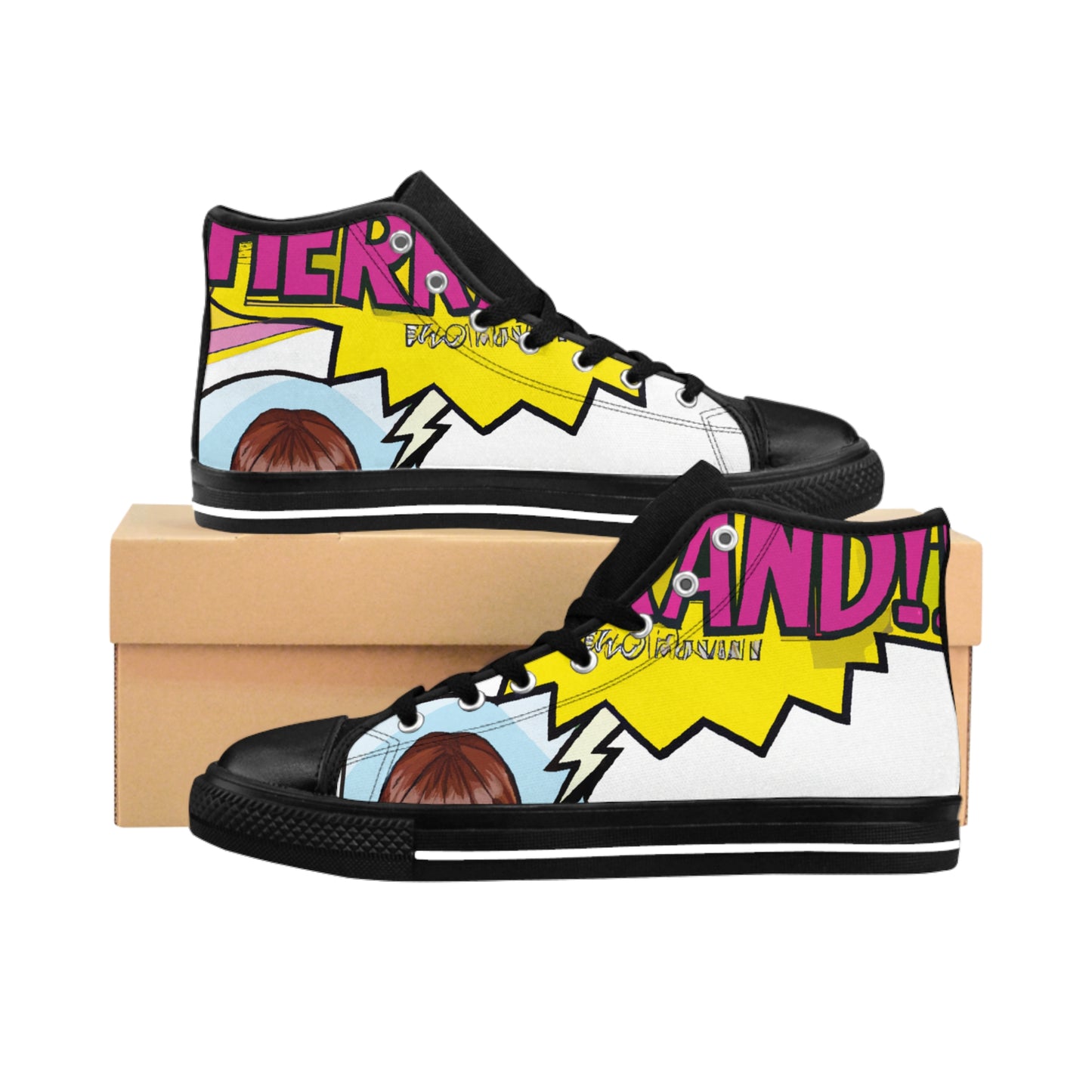 Finley de la Tour - Comic Book Hi Tops