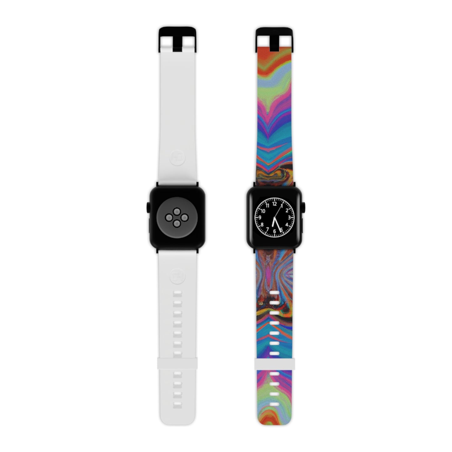 Juliette de Fleurier - Trippy Hippy Boho Psychedelic Apple Wrist Watch Band