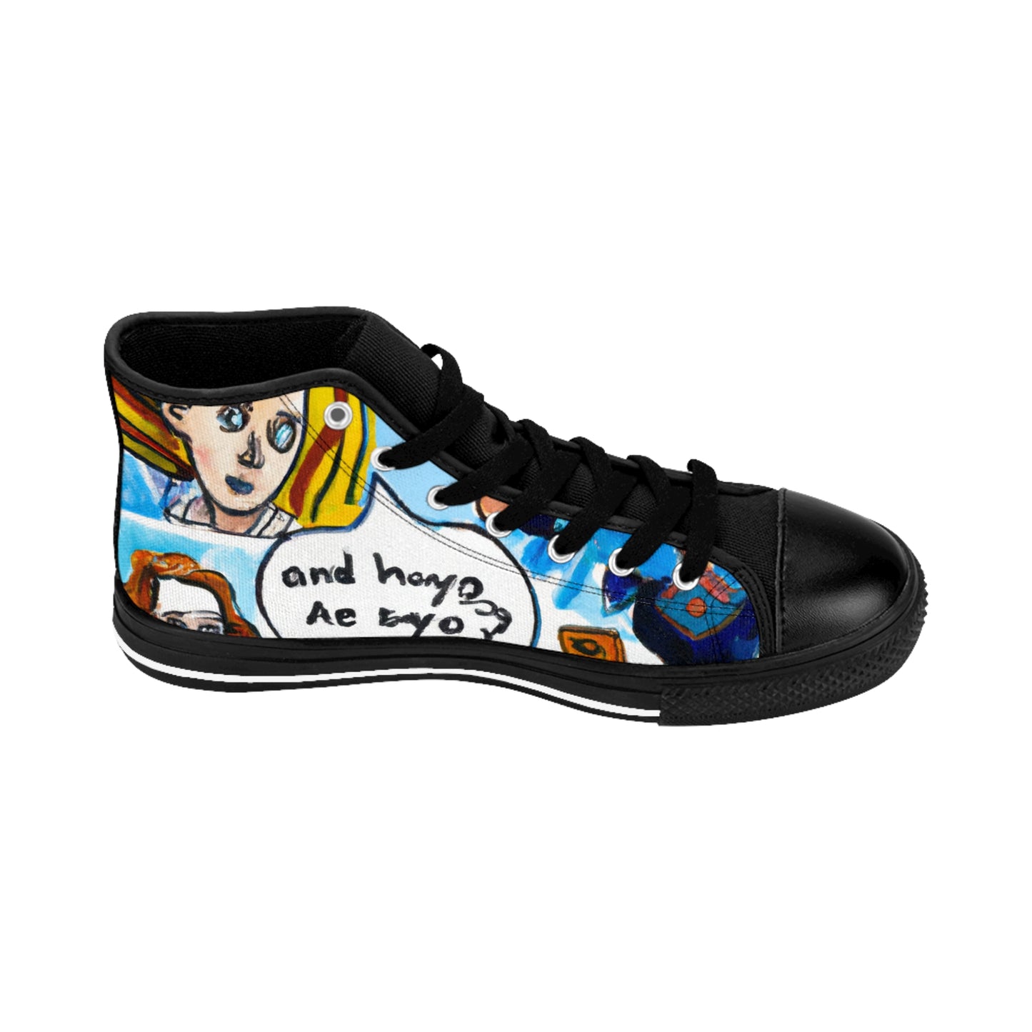 Gannet the Shoemaker - Comic Book Hi Tops