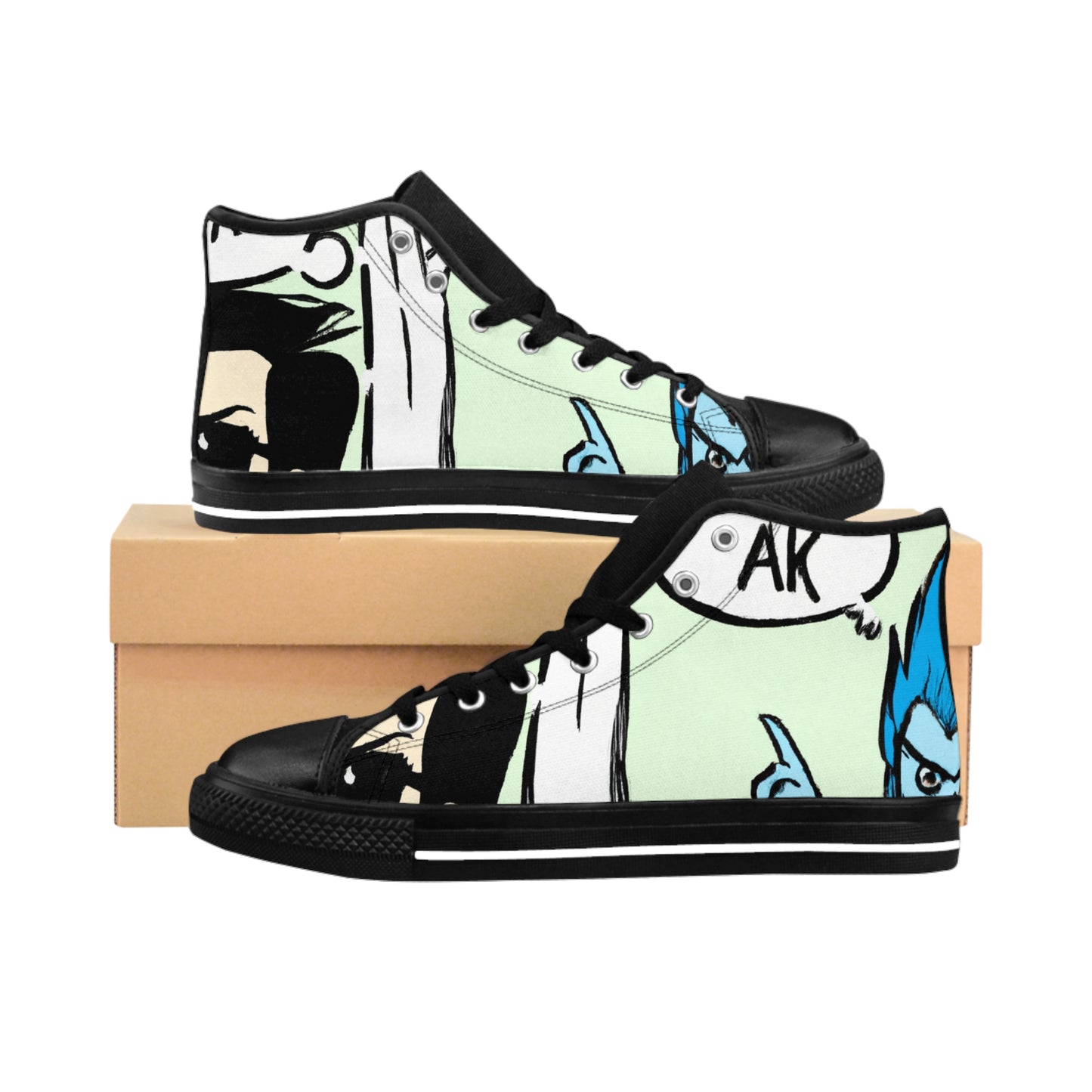 .

Oswin the Shoemaker - Comic Book Hi Tops