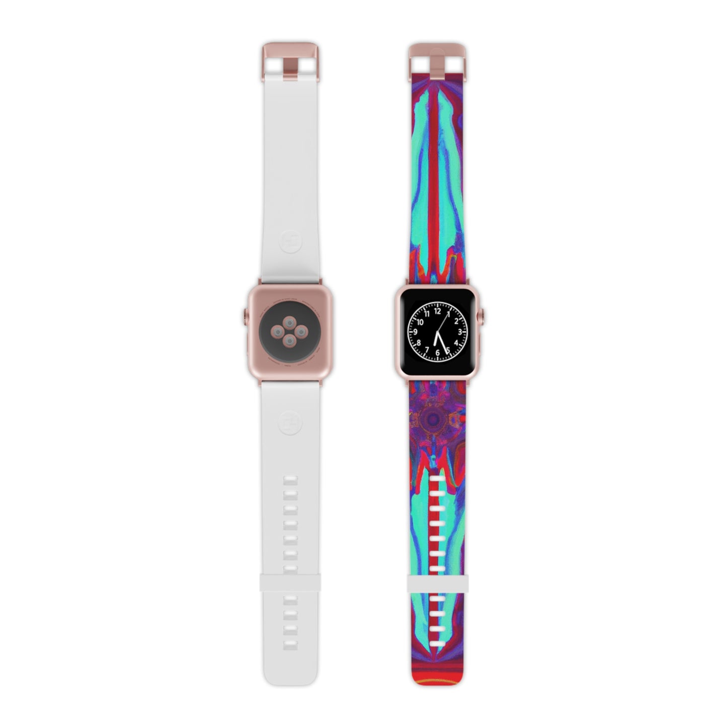 Hector Mueller - Trippy Hippy Boho Psychedelic Apple Wrist Watch Band