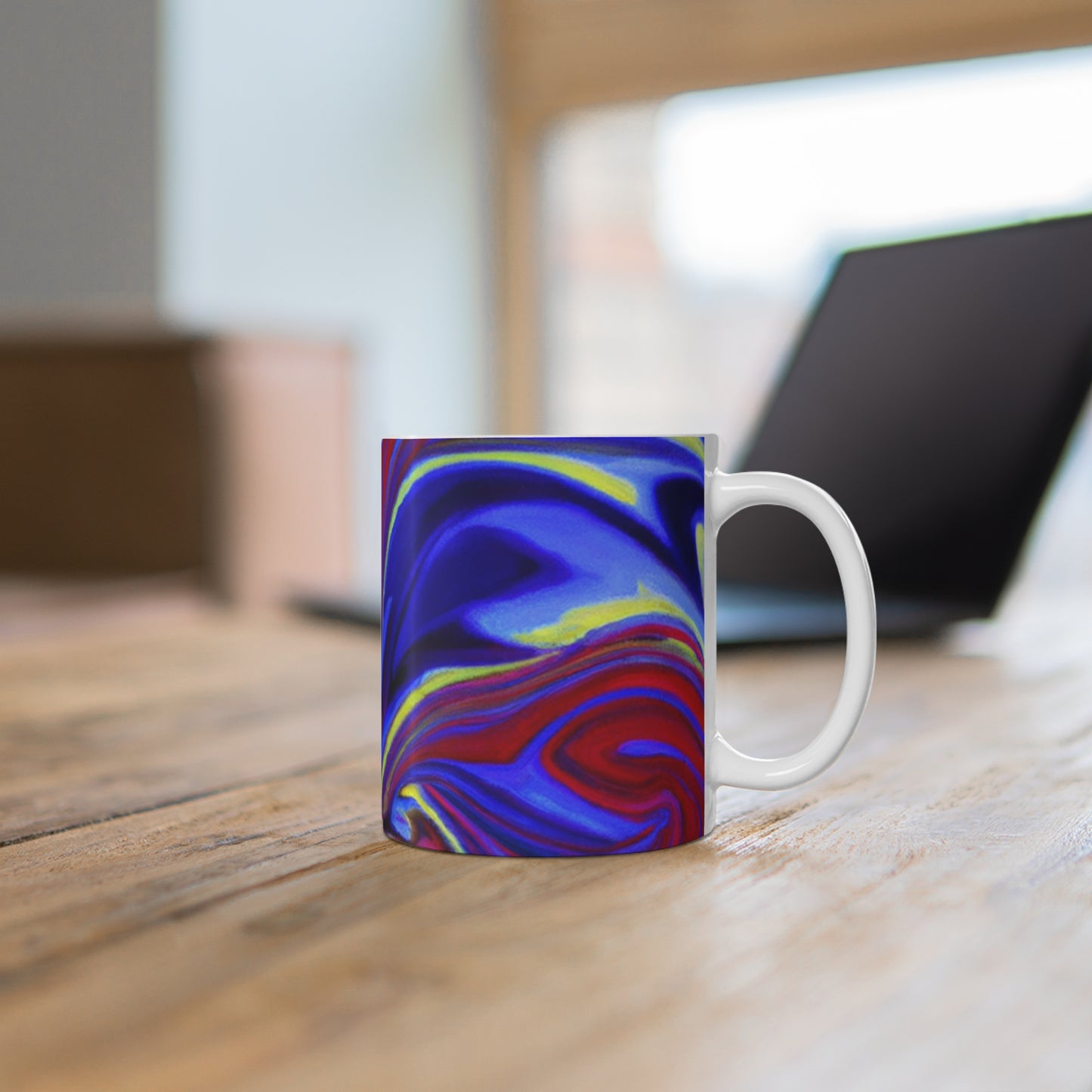 Bob's Retro Brew - Psychedelic Coffee Cup Mug 11 Ounce