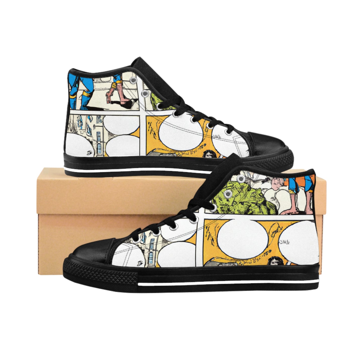 .

Hildebert the Shoemaker - Comic Book Hi Tops