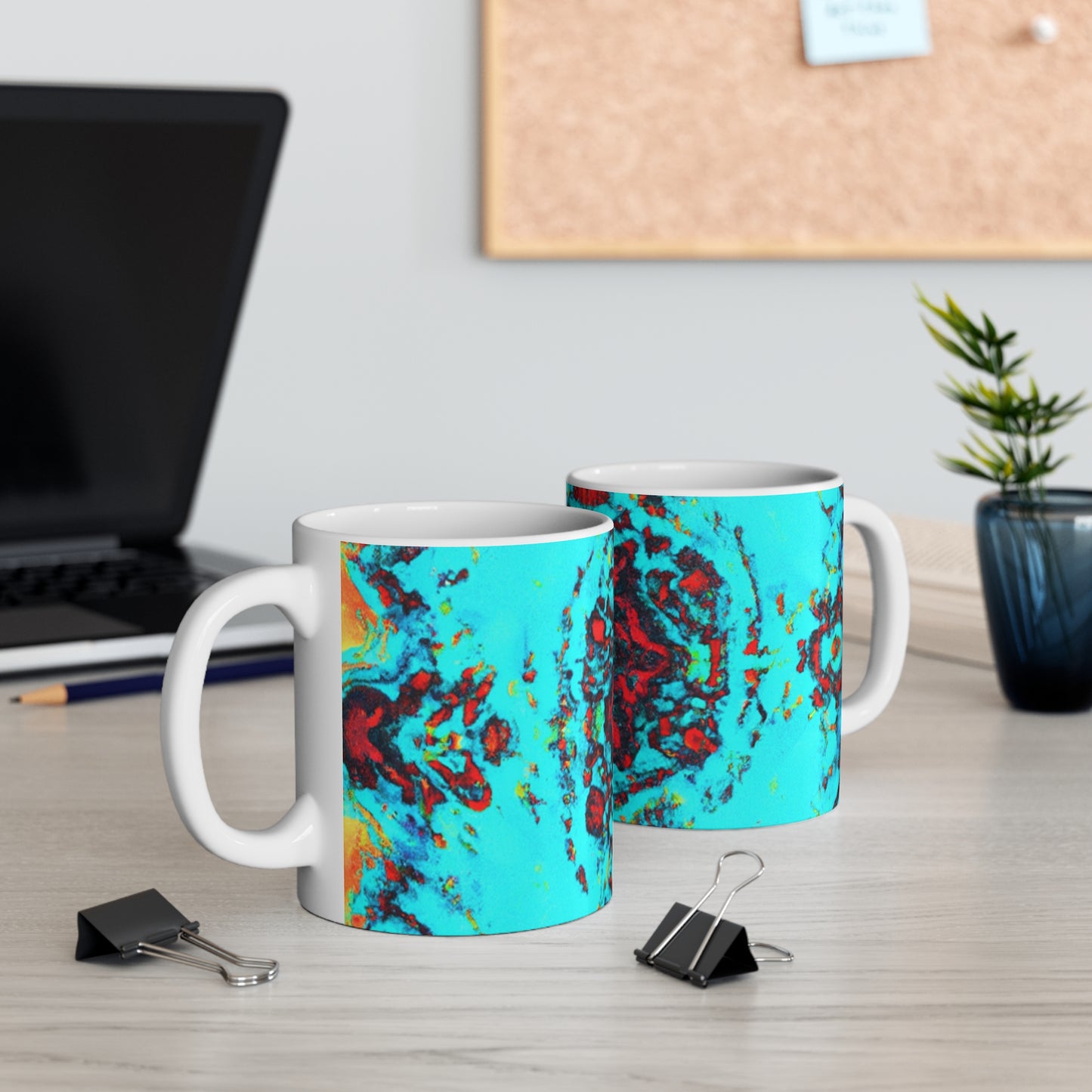 Jasper's Coffee Roasters - Psychedelic Coffee Cup Mug 11 Ounce