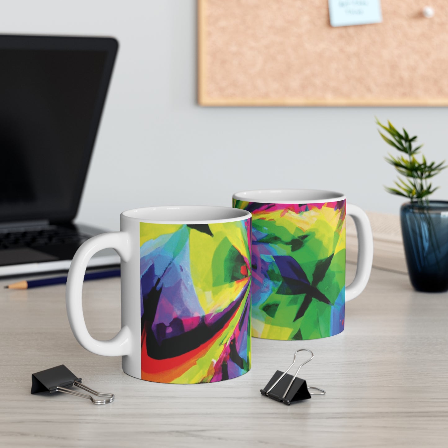 Coffee King Henry - Psychedelic Coffee Cup Mug 11 Ounce