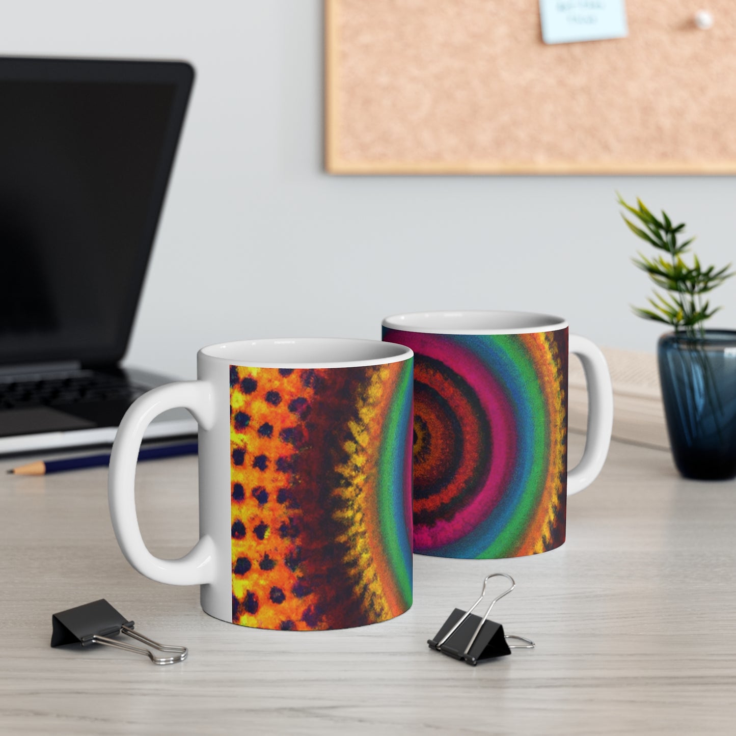 Barb's 1950's Blend - Psychedelic Coffee Cup Mug 11 Ounce