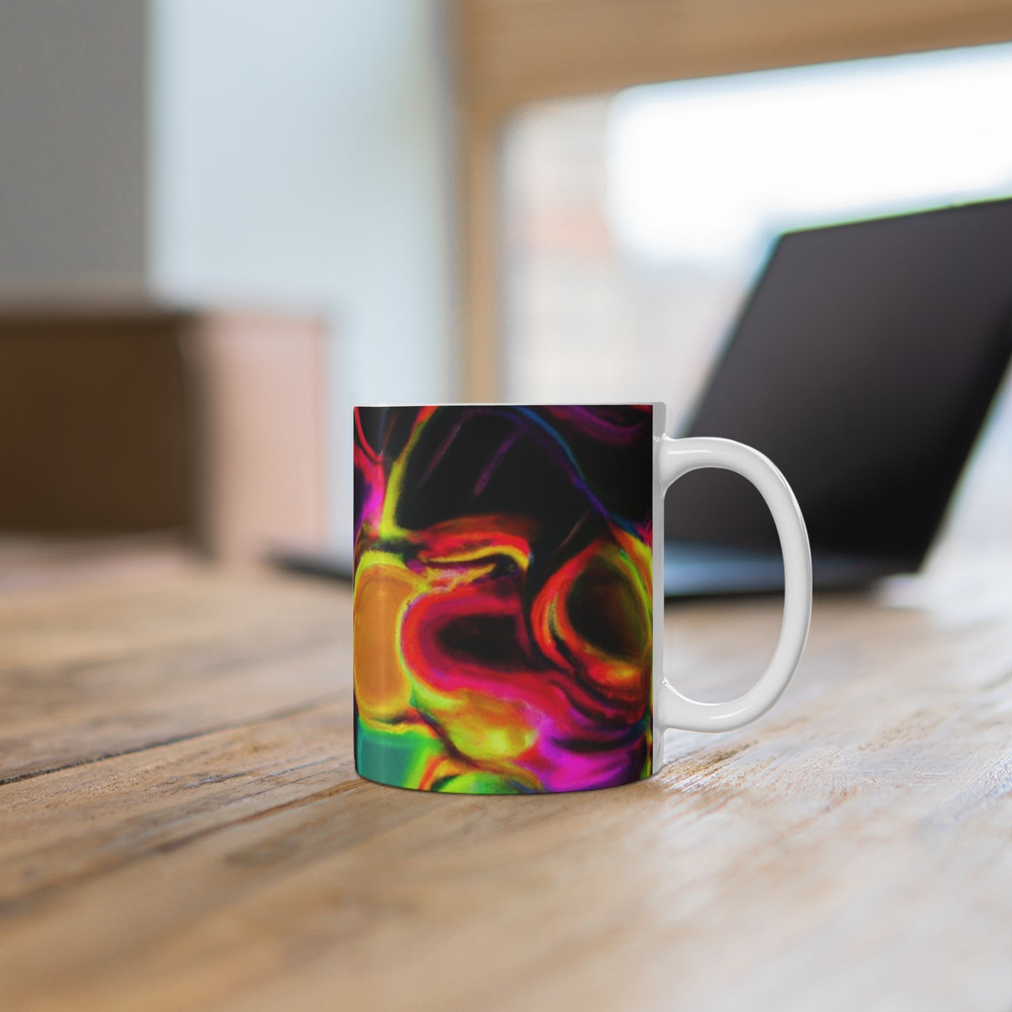 .

Brewster's Best Coffee - Psychedelic Coffee Cup Mug 11 Ounce