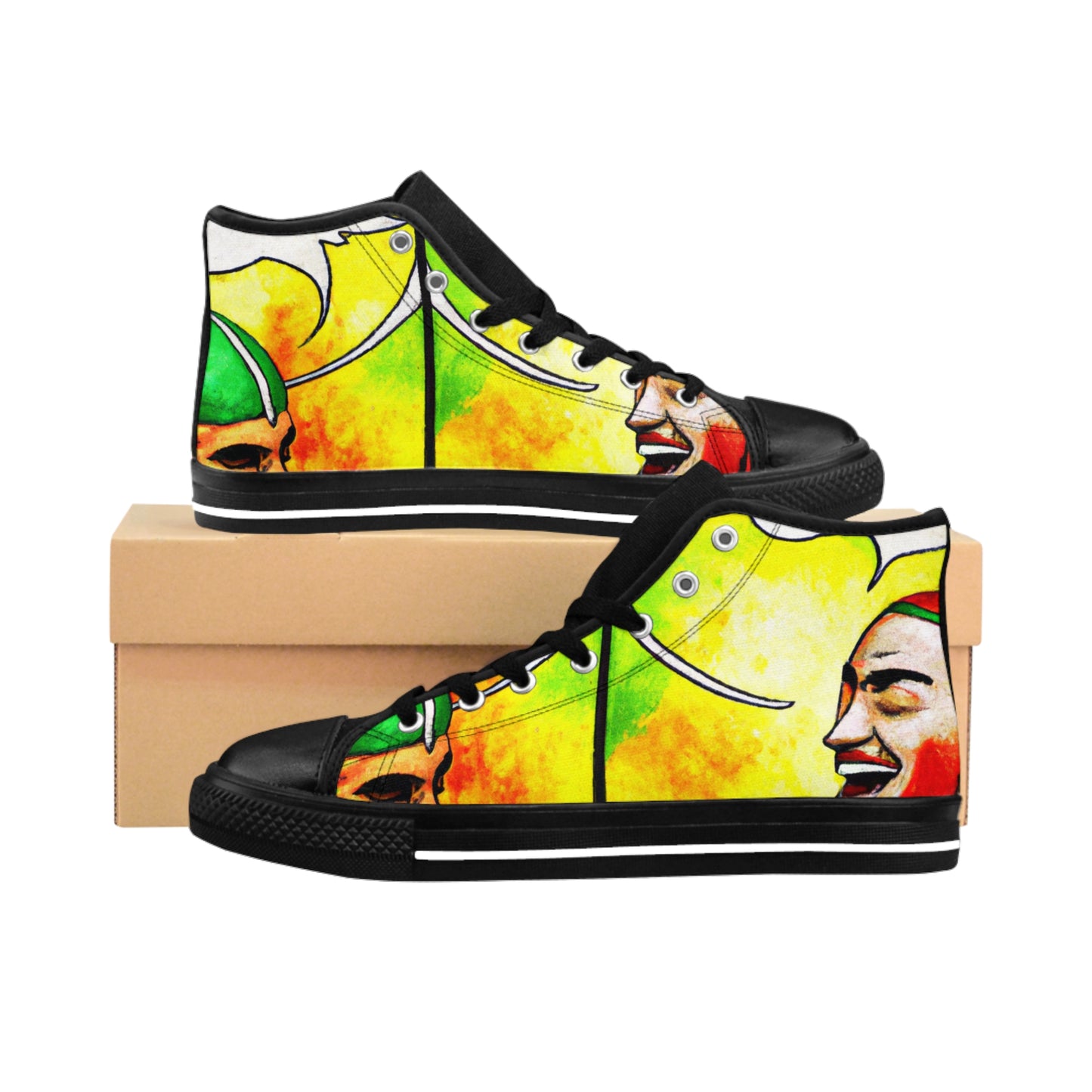 .

Gervasius Footsavior. - Comic Book Hi Tops