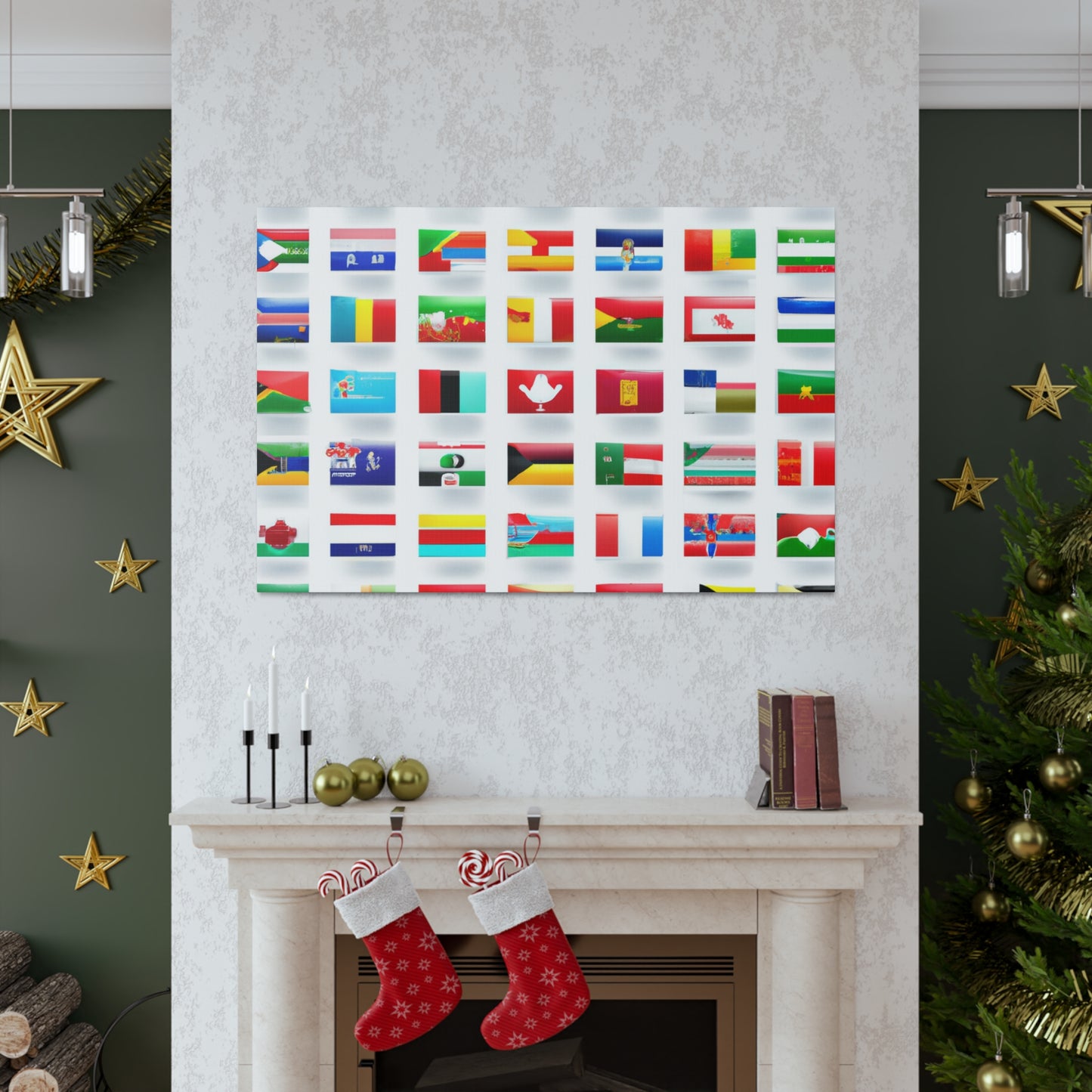 Victoria Forrest (1845-1919) - Flags Of The World Canvas Wall Art