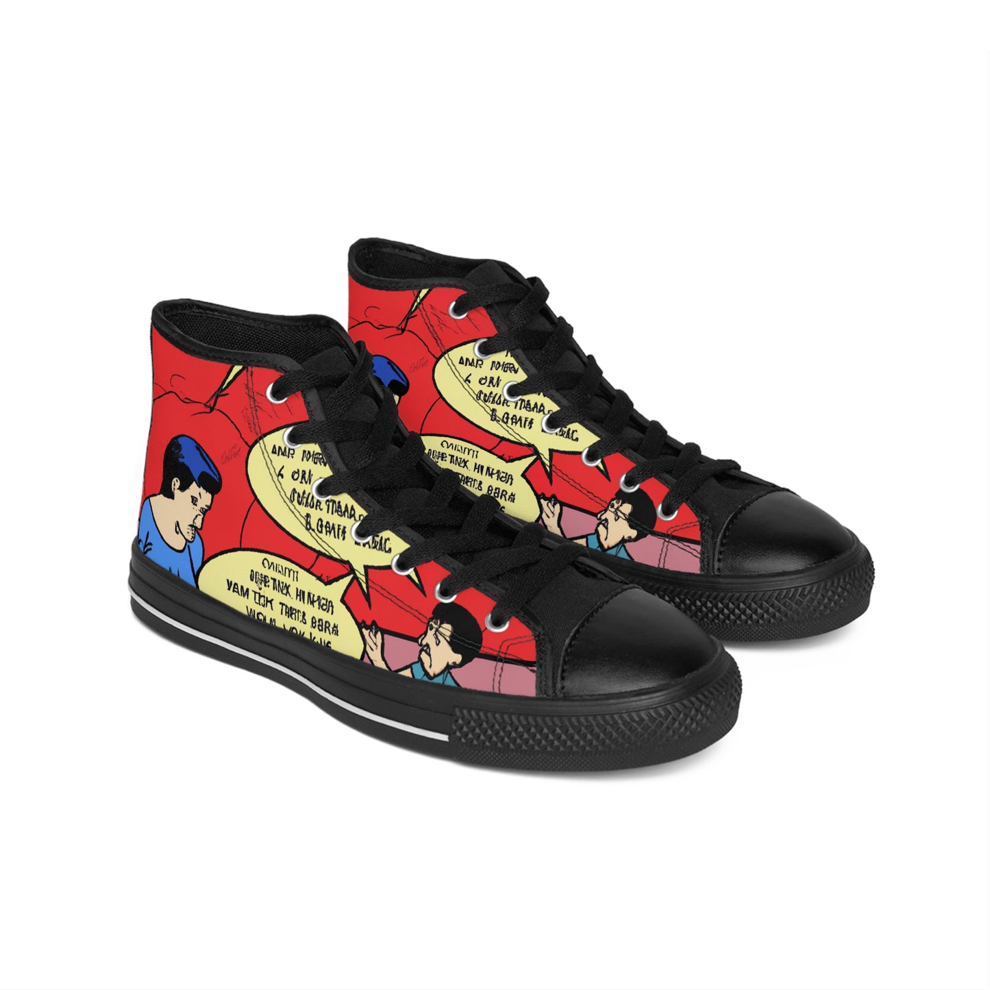 Ishmael da Vinci - Comic Book Hi Tops