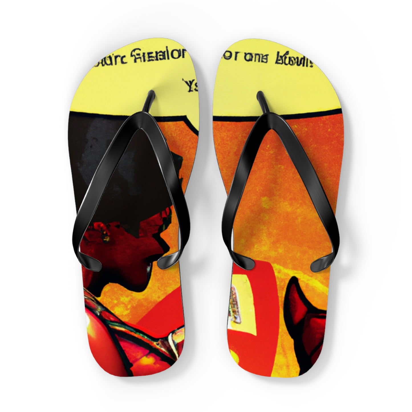 Luna Starfire - Comics Collector Flip Flop Beach Sandals