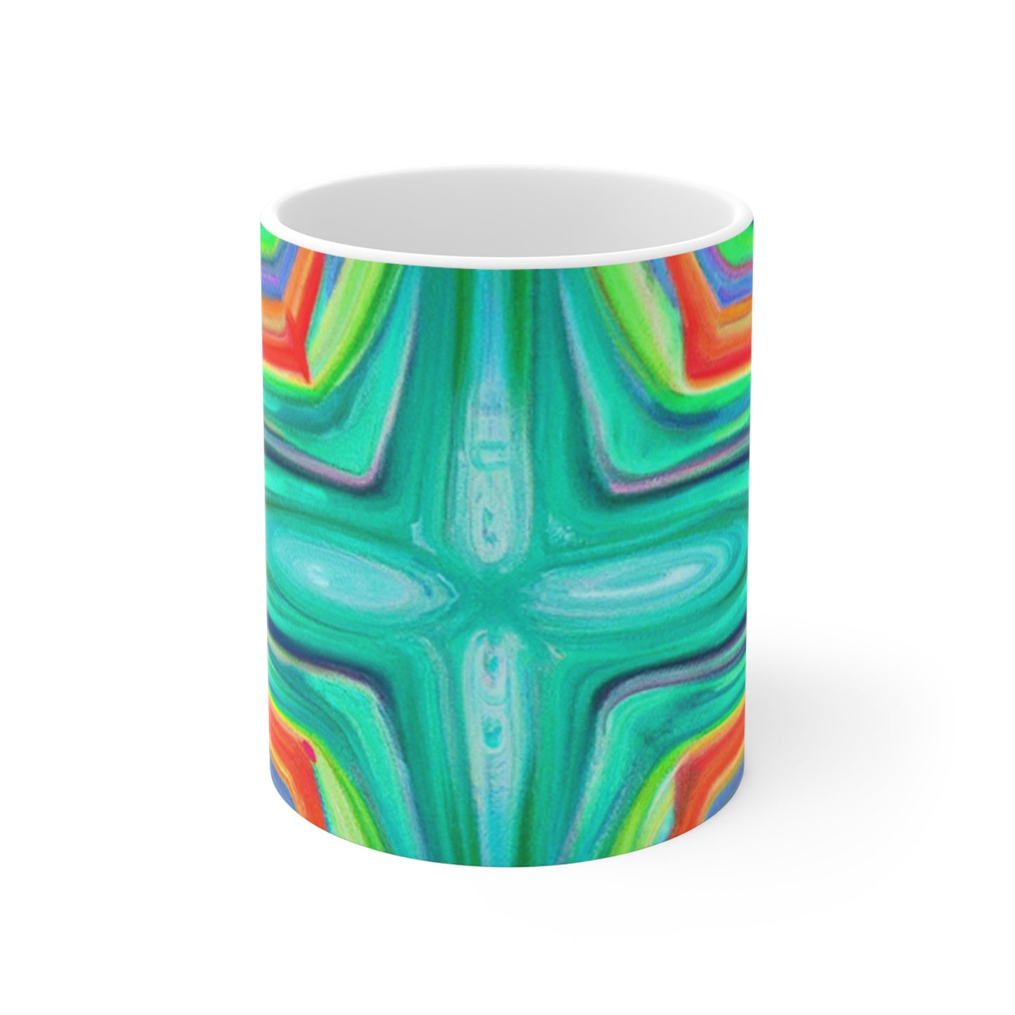 Reuben Roasters - Psychedelic Coffee Cup Mug 11 Ounce