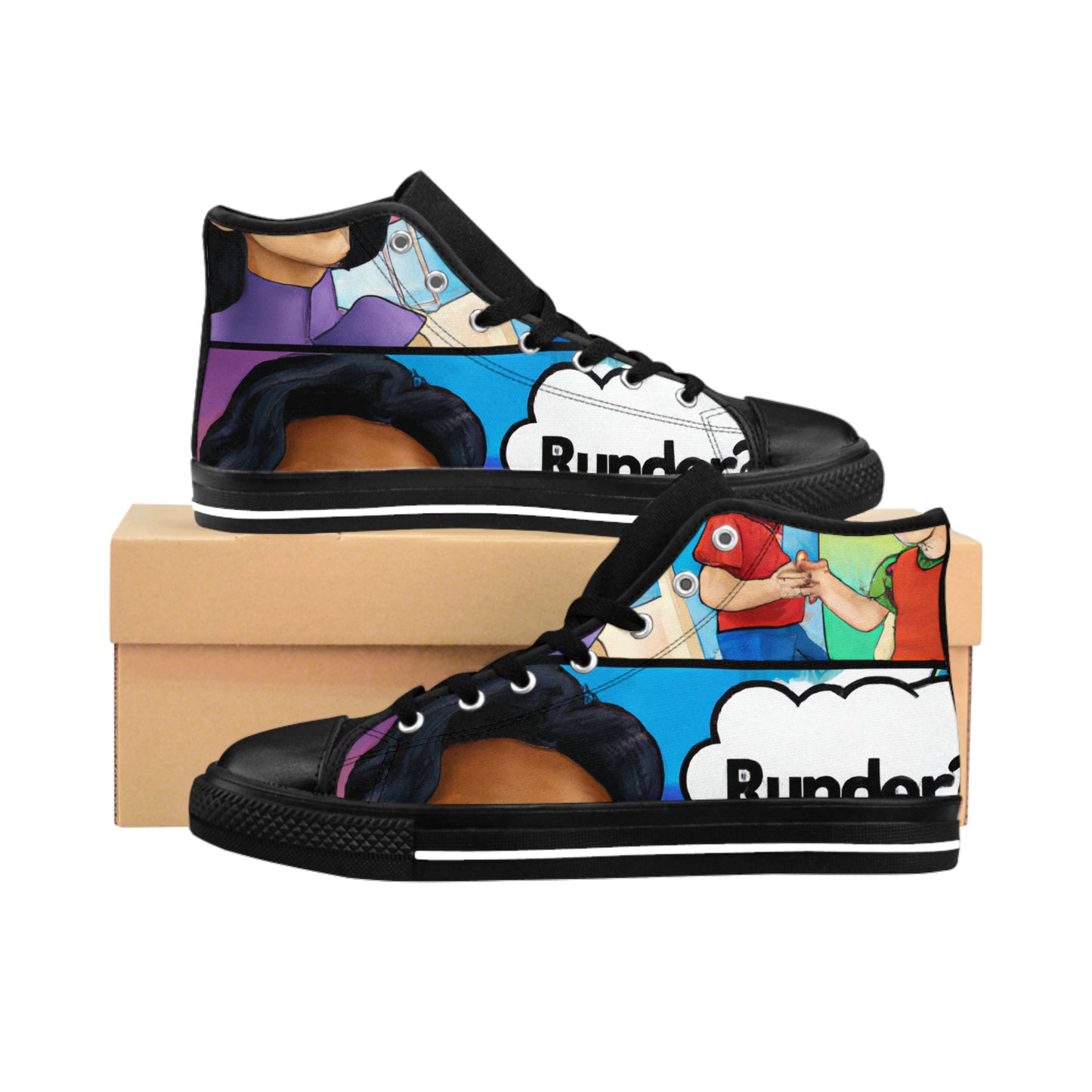 .

Clarisse the Cobbler - Comic Book Hi Tops