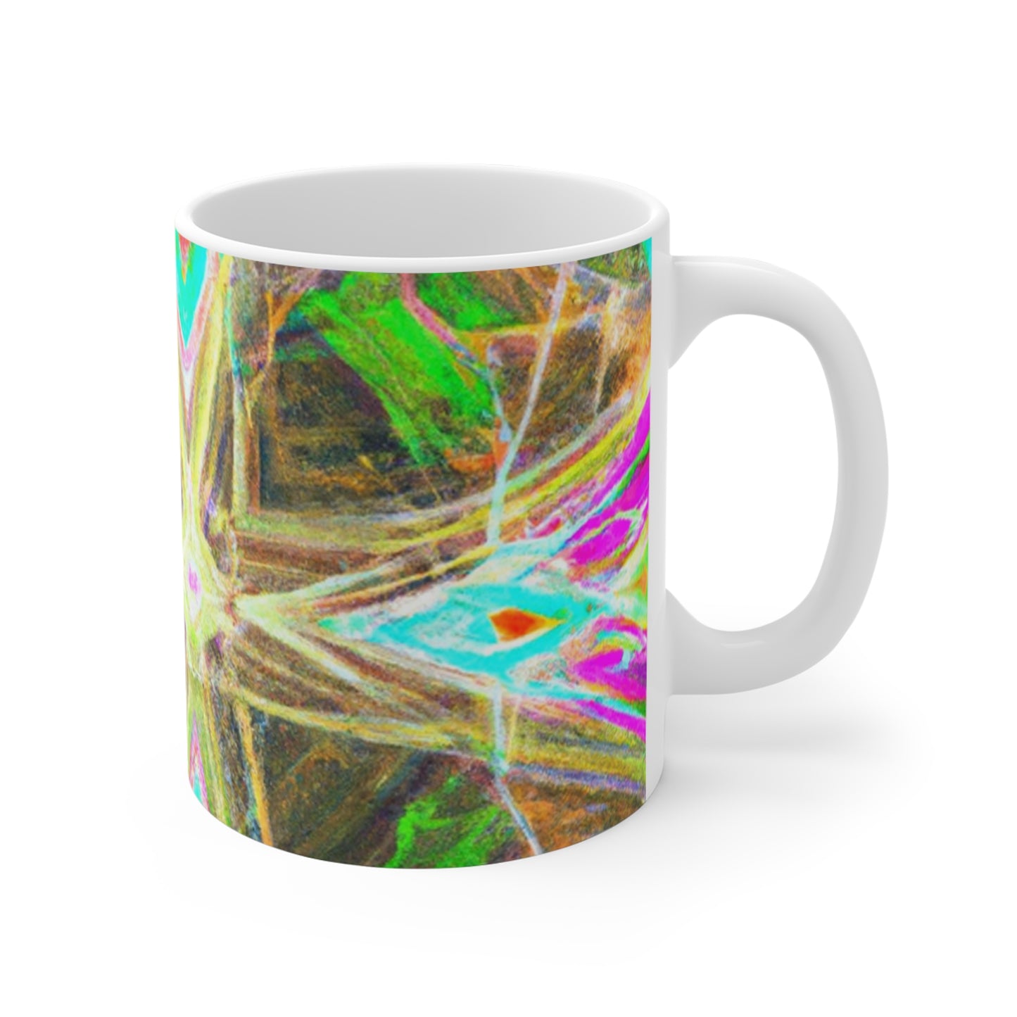 Josephine's Coffee Roasters - Psychedelic Coffee Cup Mug 11 Ounce