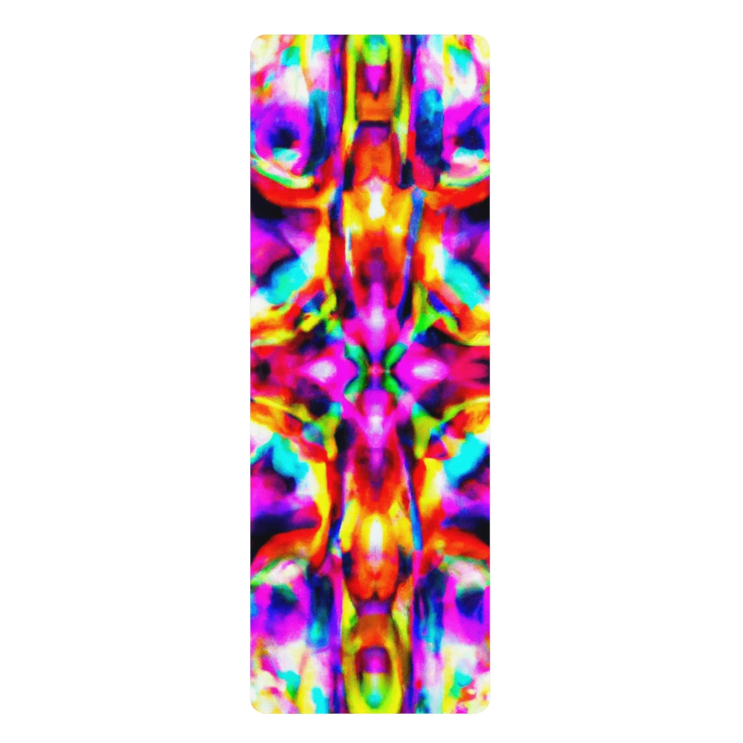 Bhagwan Krishnamurthy - Psychedelic Yoga Exercise Workout Mat - 24″ x 68"