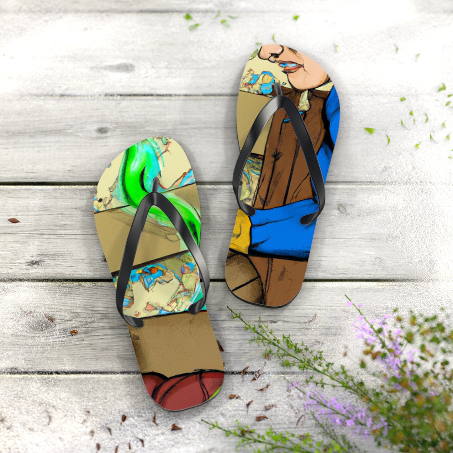 Skylord Supreme - Comics Collector Flip Flop Beach Sandals