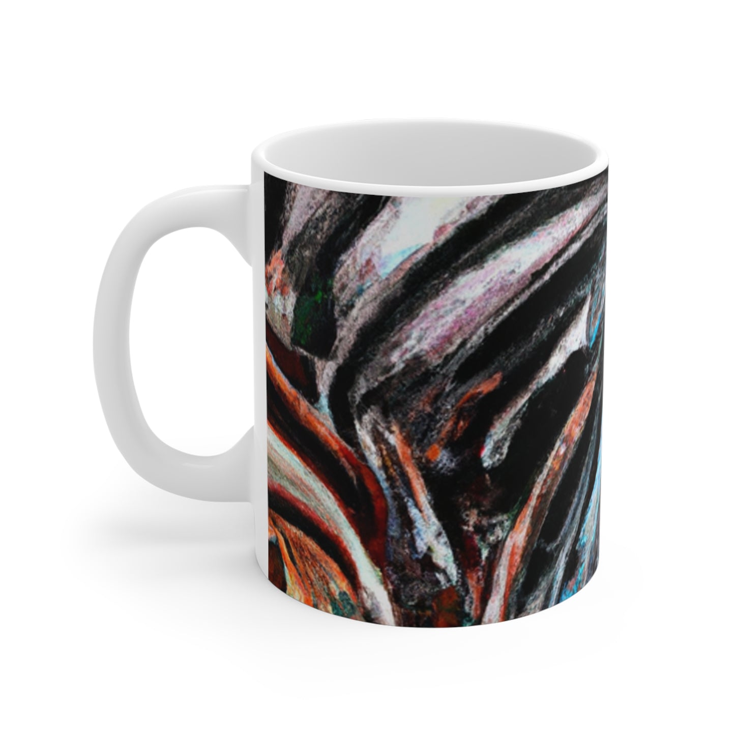 Fritz Brewhaus Coffee - Psychedelic Coffee Cup Mug 11 Ounce