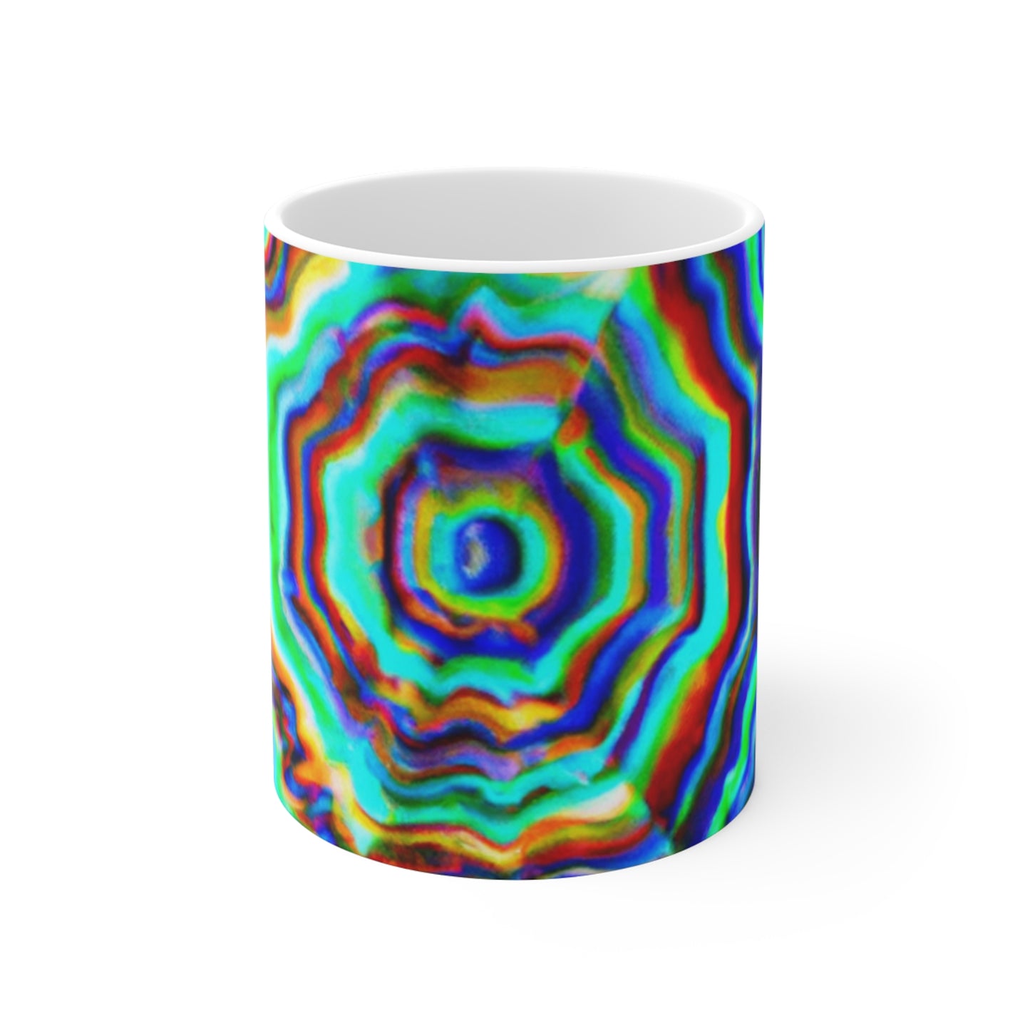 RobinsBrew Coffee - Psychedelic Coffee Cup Mug 11 Ounce