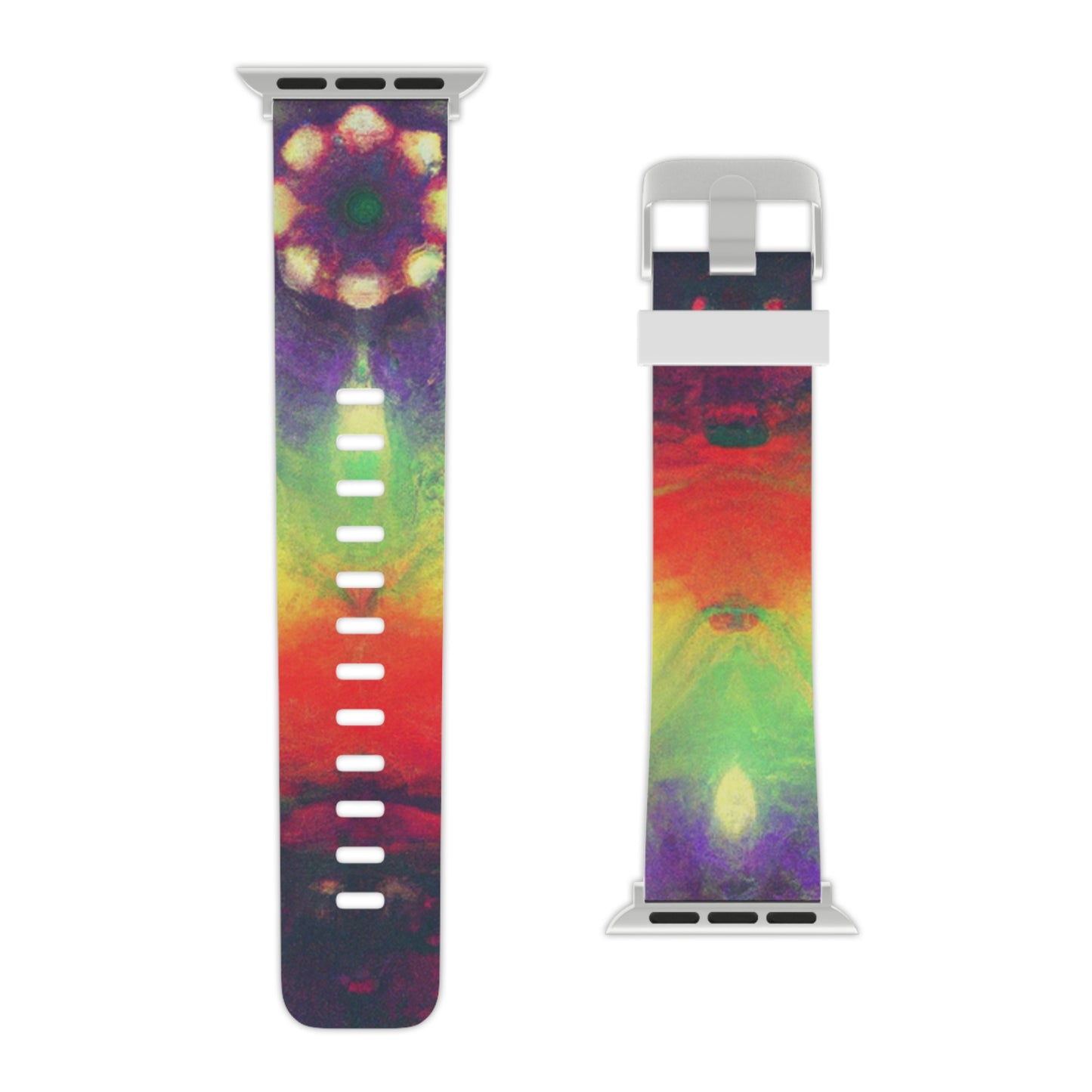 Izabelle LeGrande - Trippy Hippy Boho Psychedelic Apple Wrist Watch Band